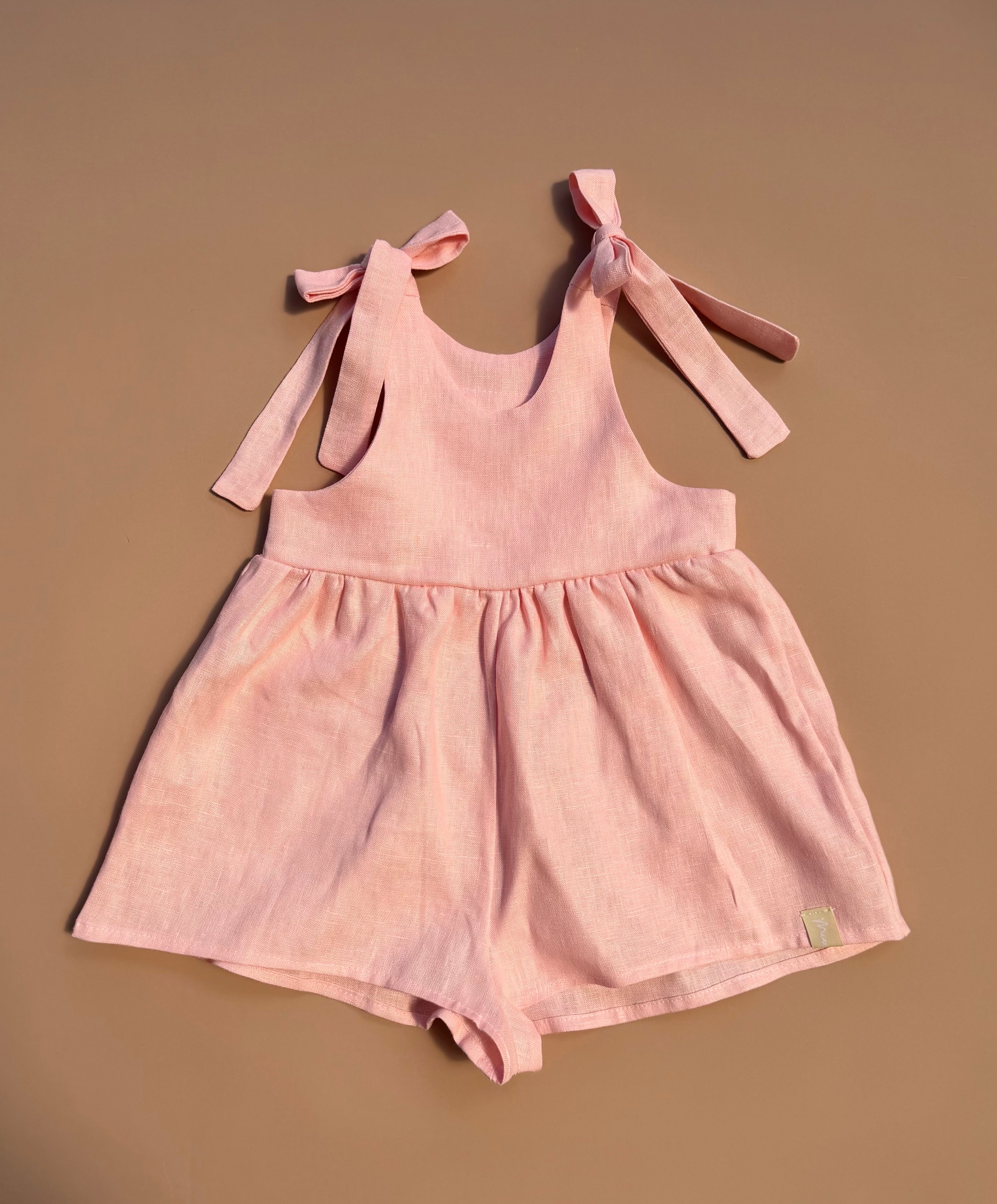 Hallie Playsuit - Candy Linen