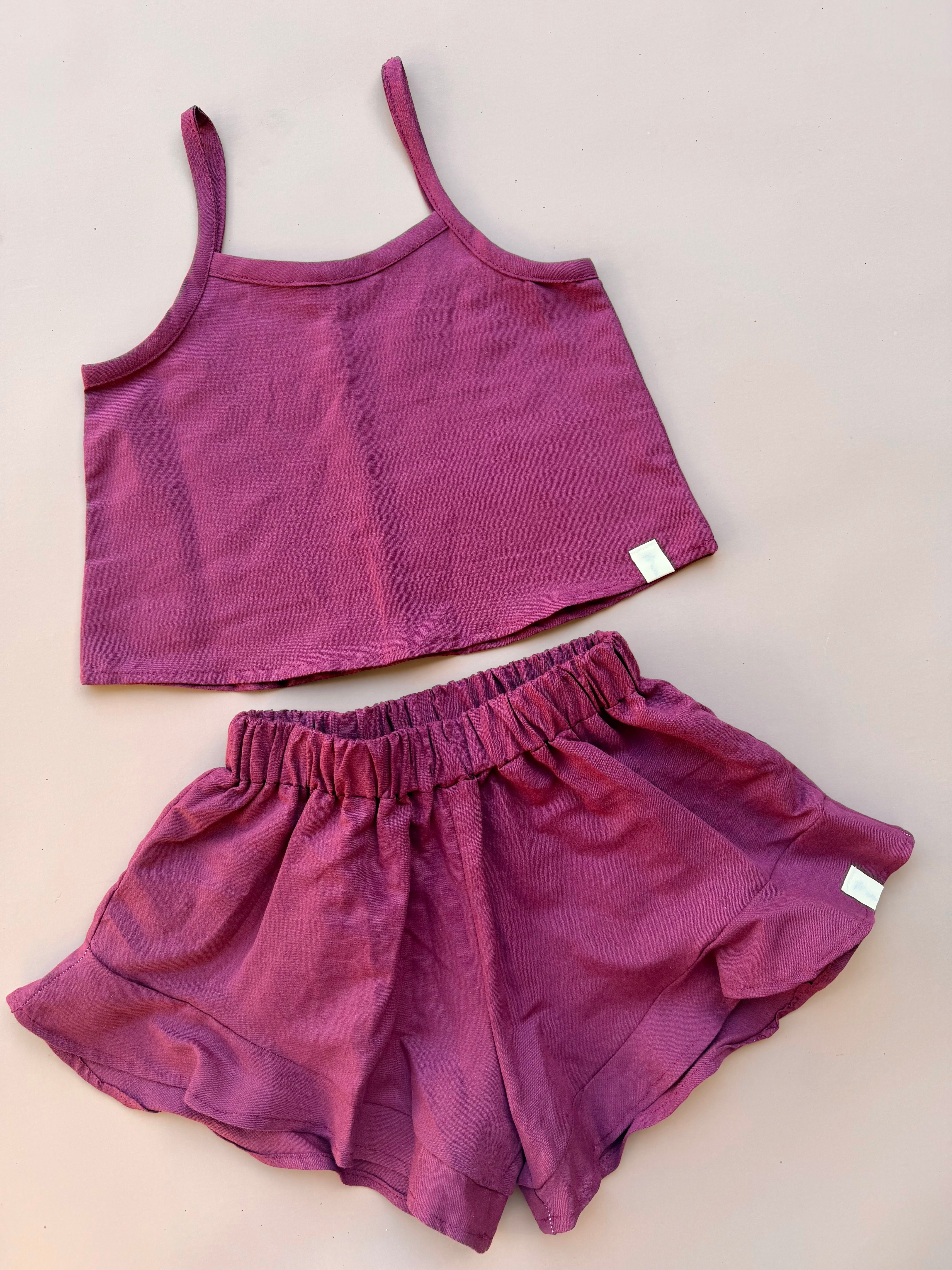Cropped Cami - Berry