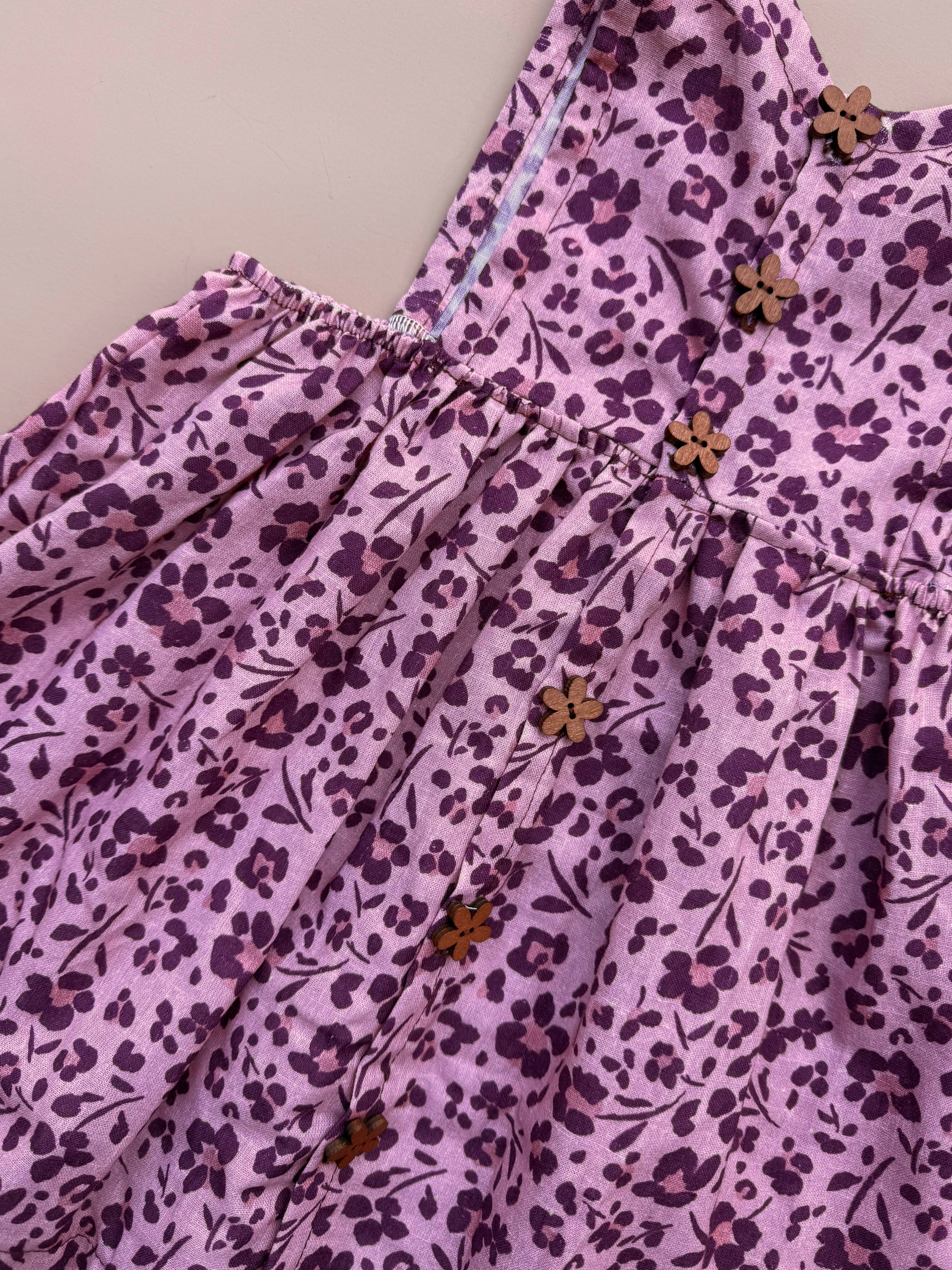 Minna Dress - Animal Floral