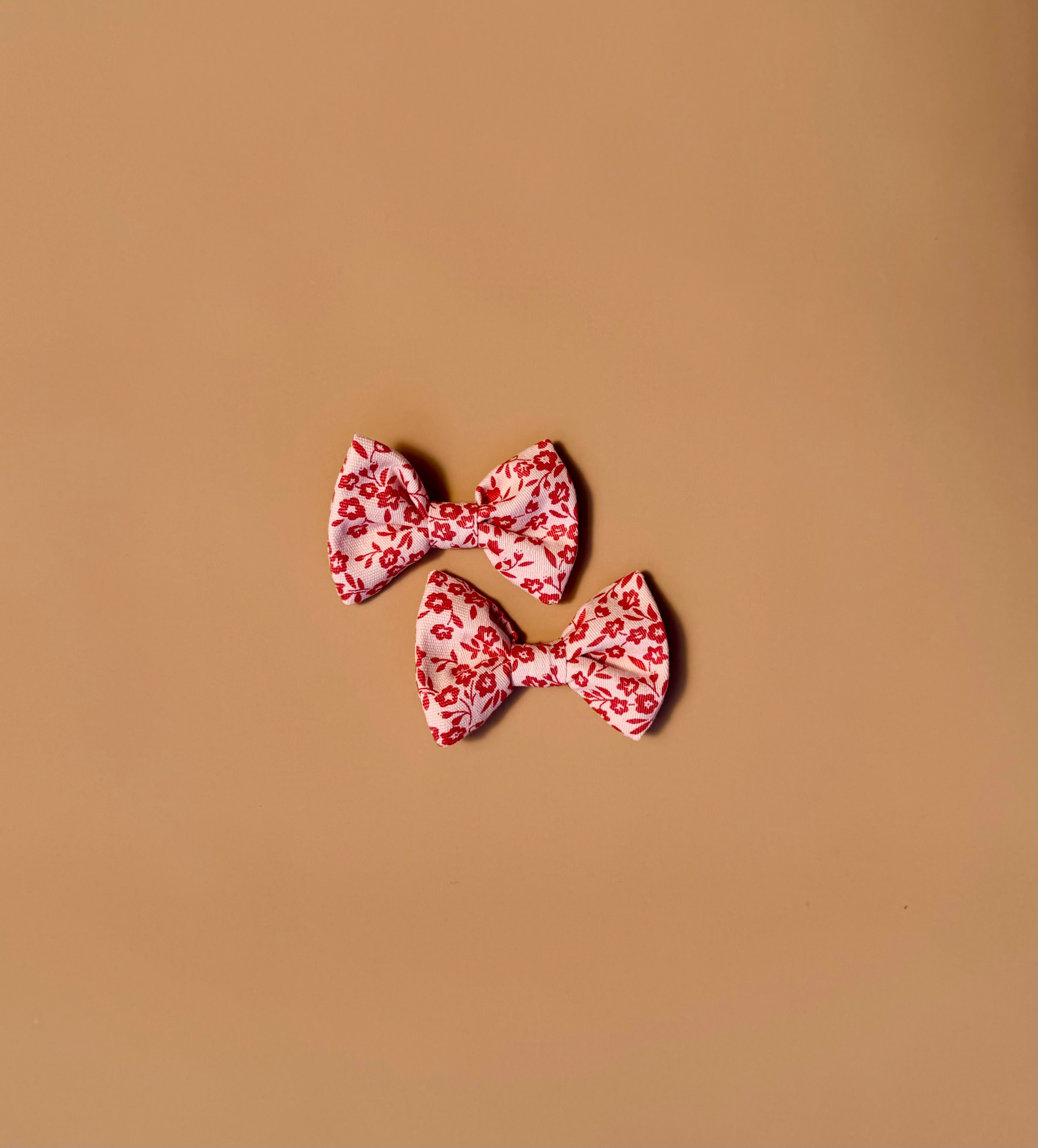 Bow Clip Set -  Jaime Floral