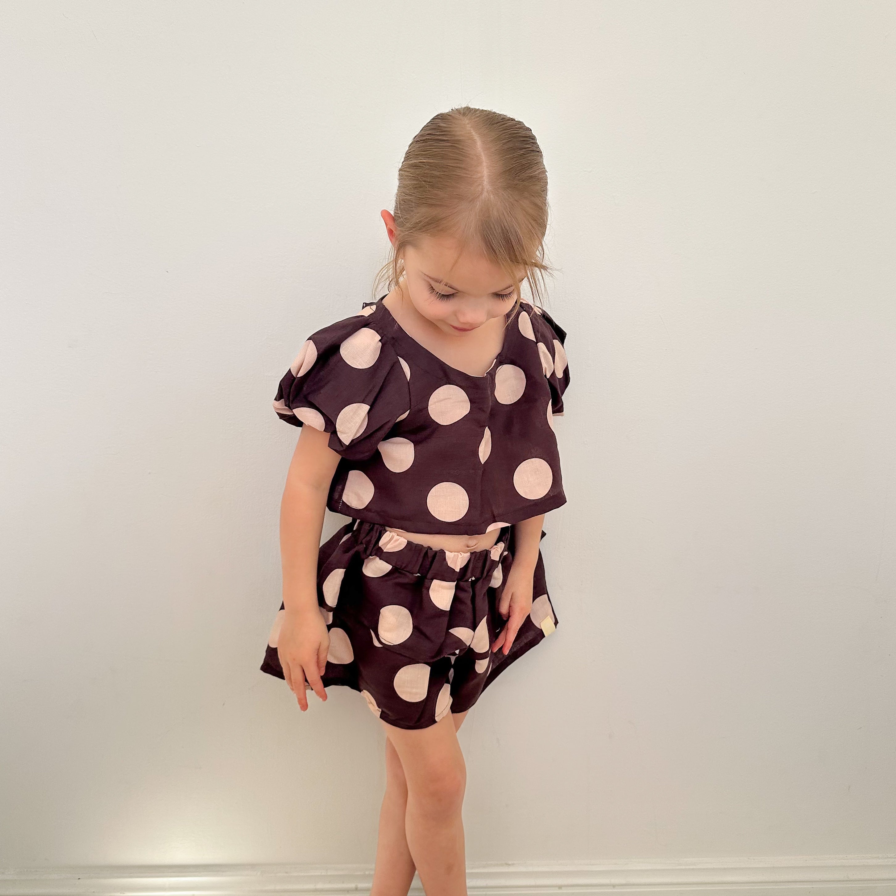 Elora Top - Aubergine Spot