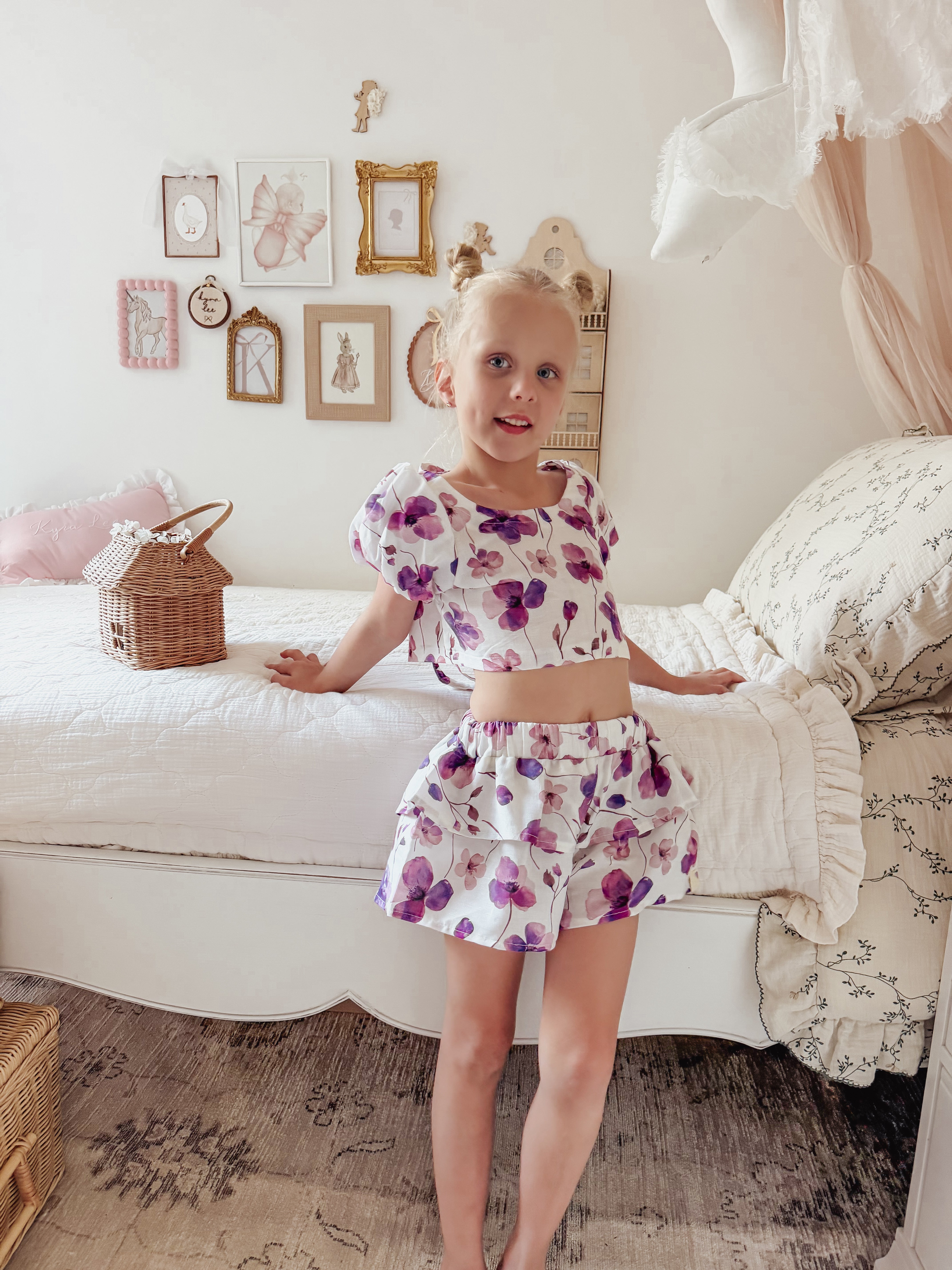 Kendall Shorts - Violets