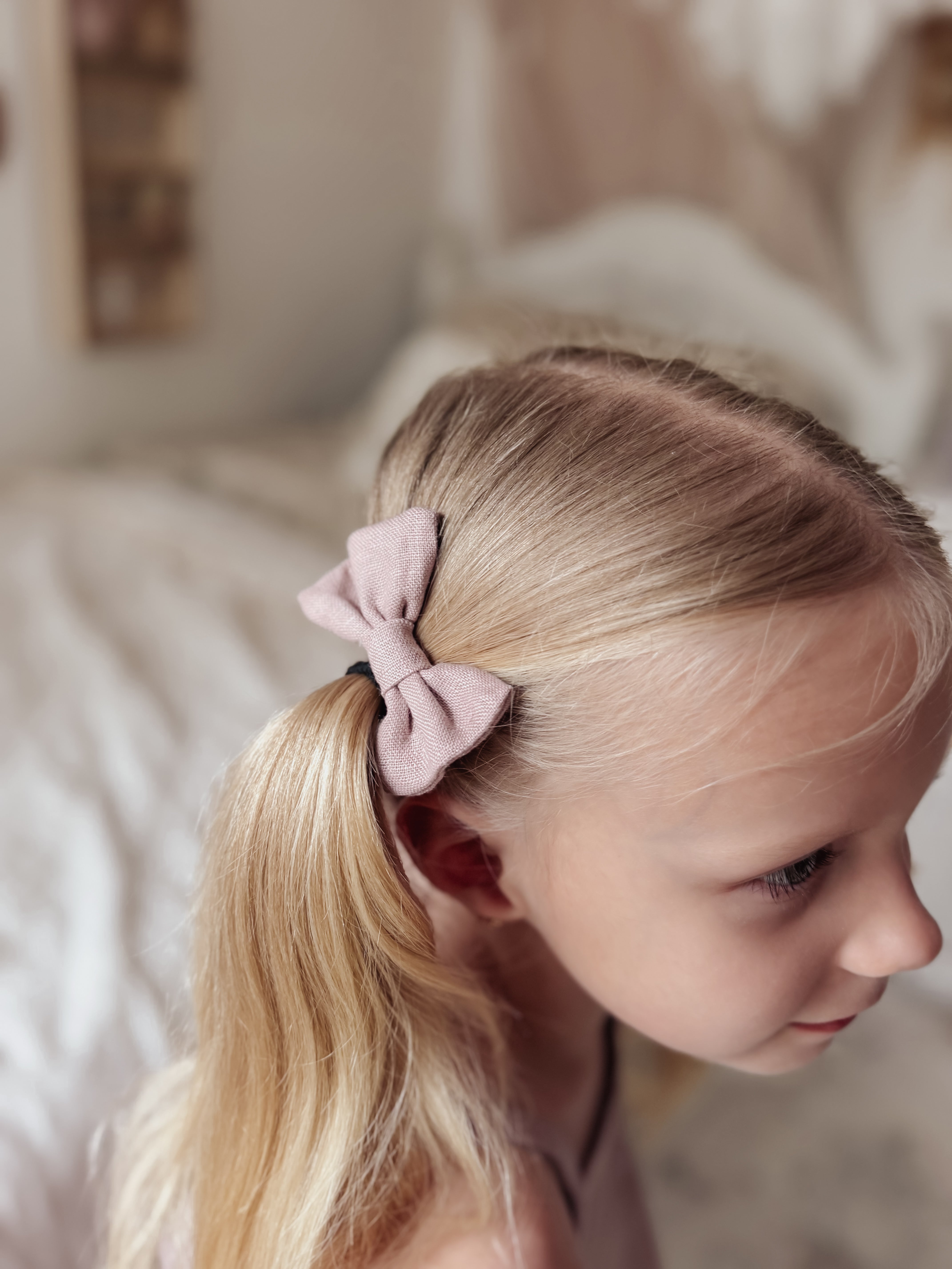 Bow Clip Set - Musk Linen