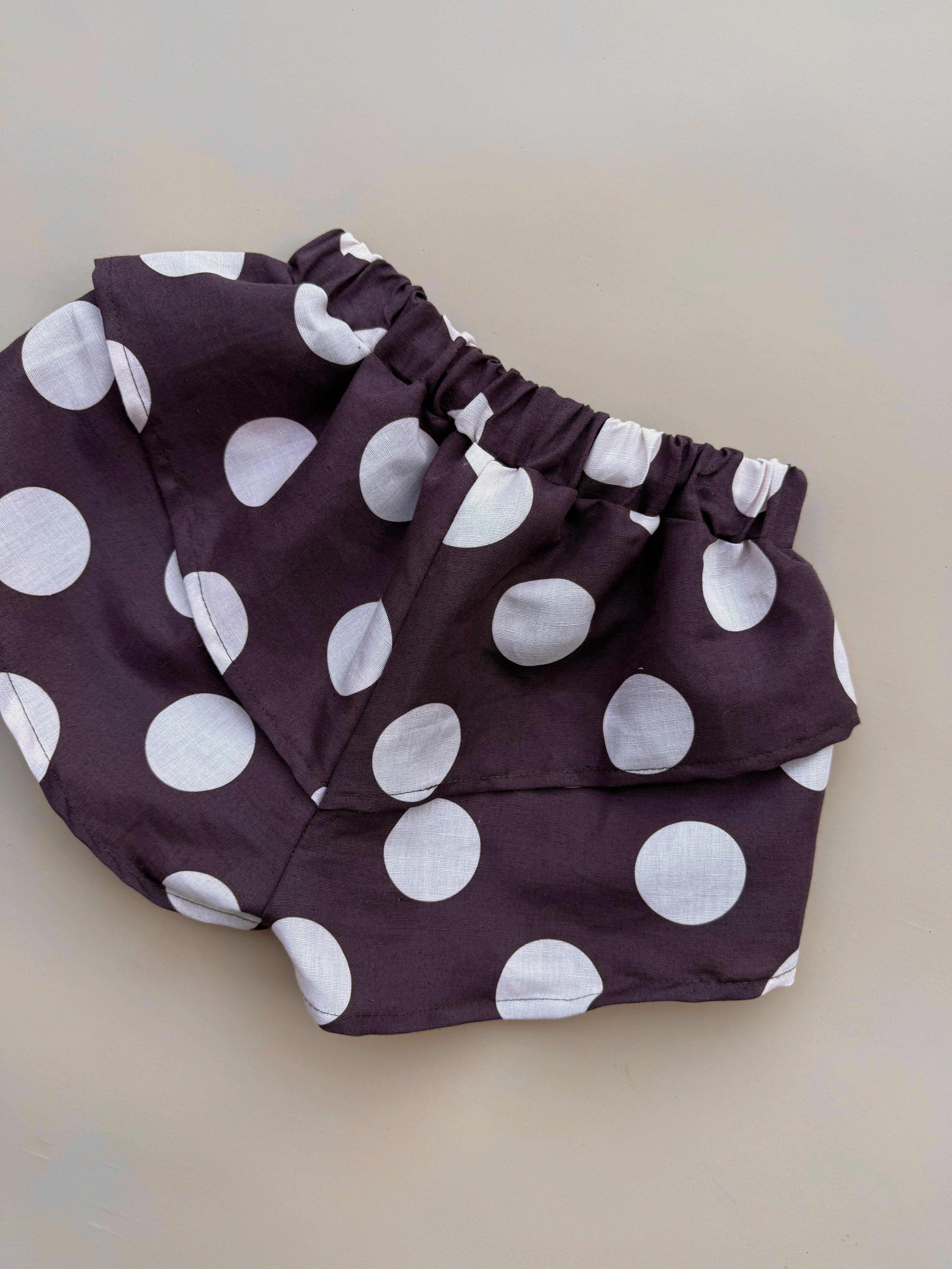 Kendall Shorts - Aubergine Spot