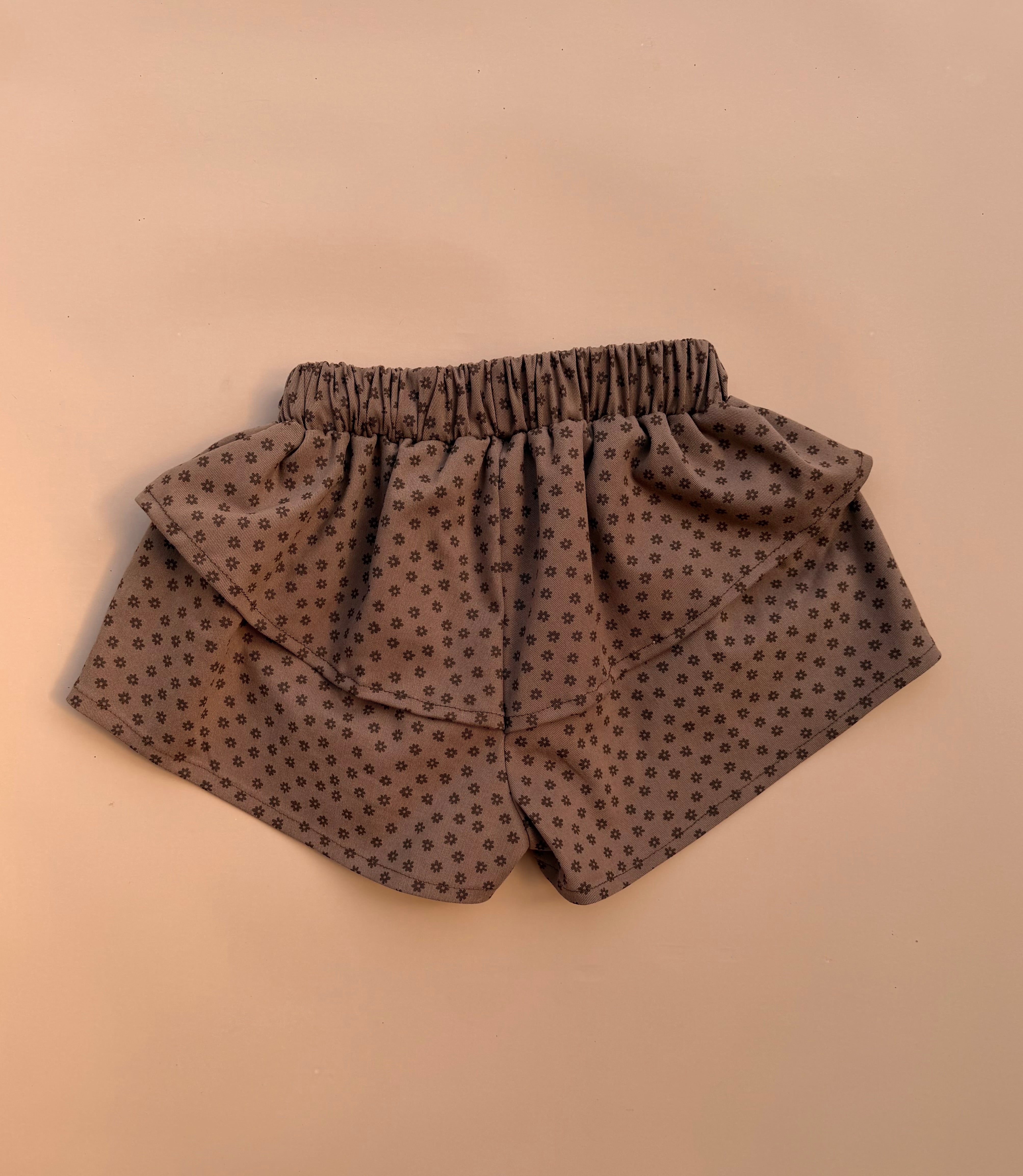 Kendall Shorts - Chocolate Floral
