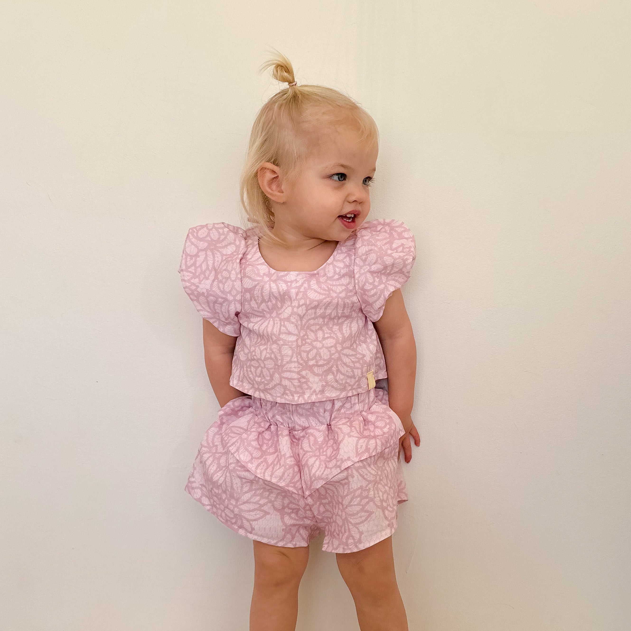 Elora Top - Pink Paisley