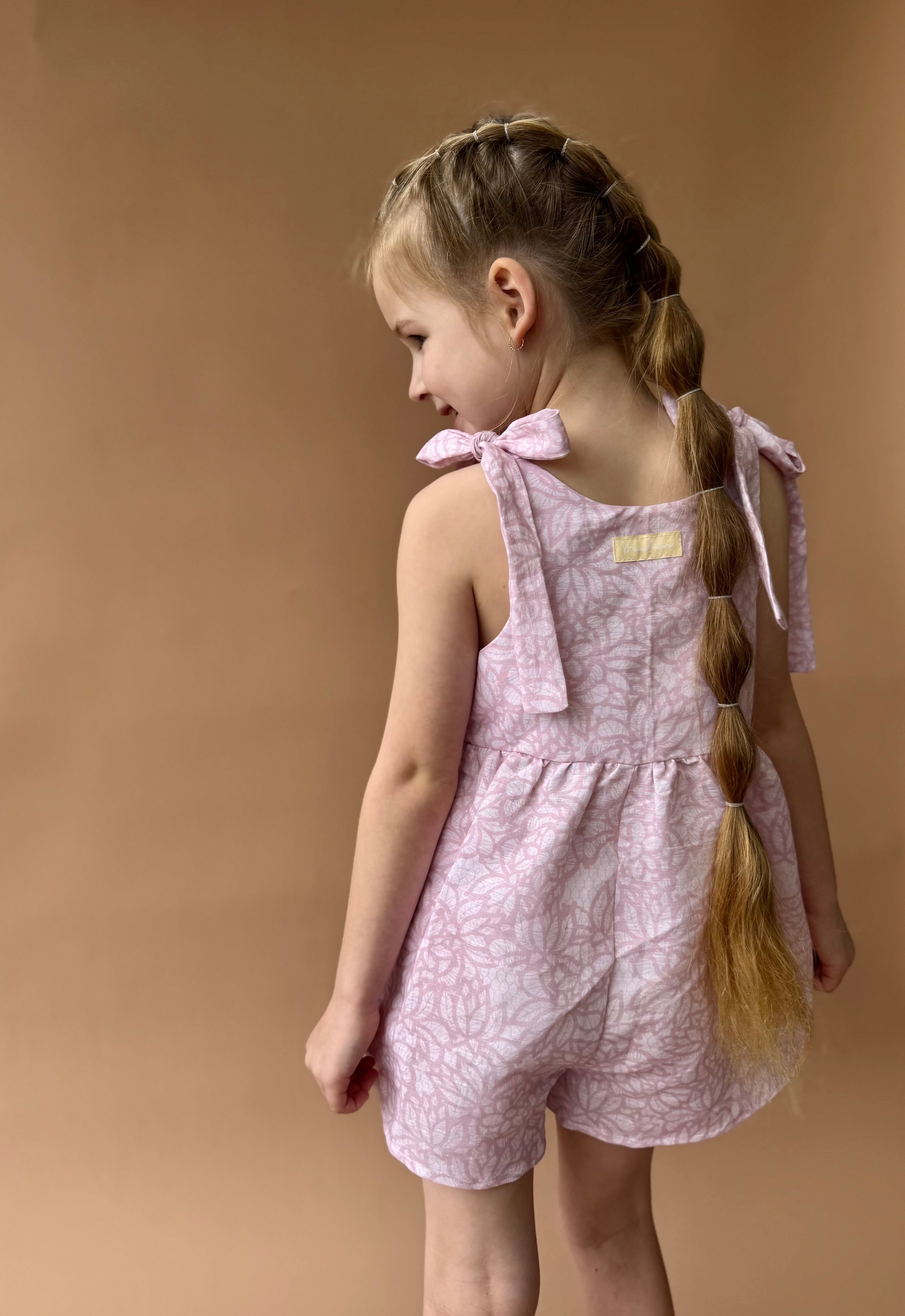 Hallie Playsuit - Pink Paisley