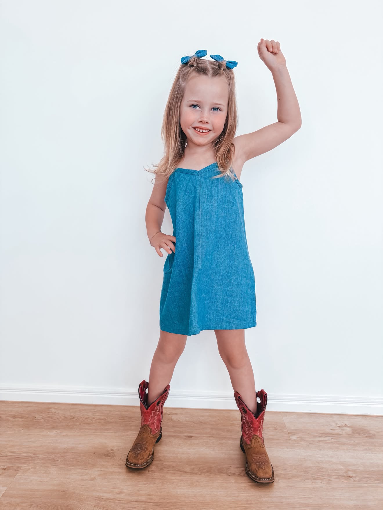 Rhea Dress - Denim