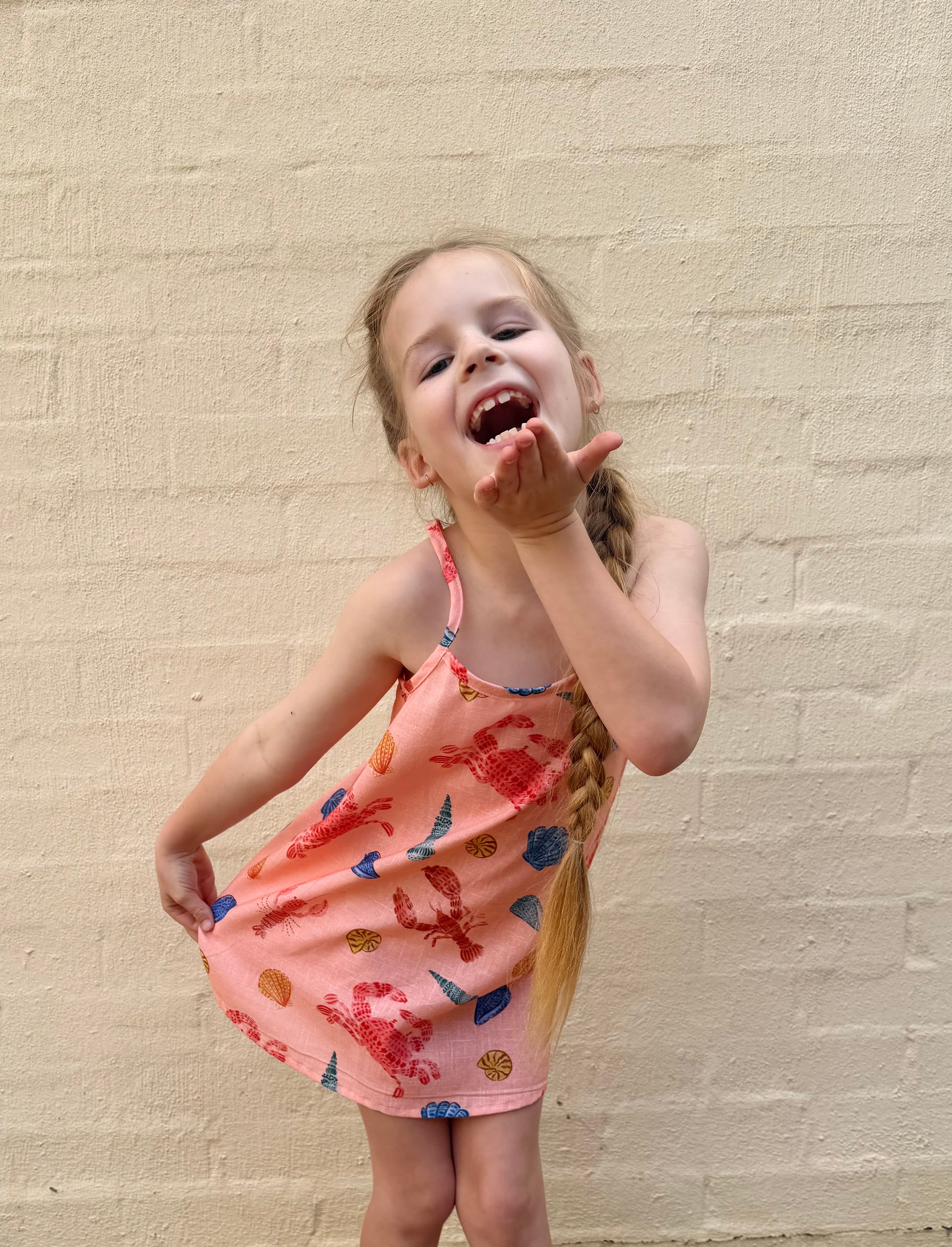 Cami Dress - Lobster Party