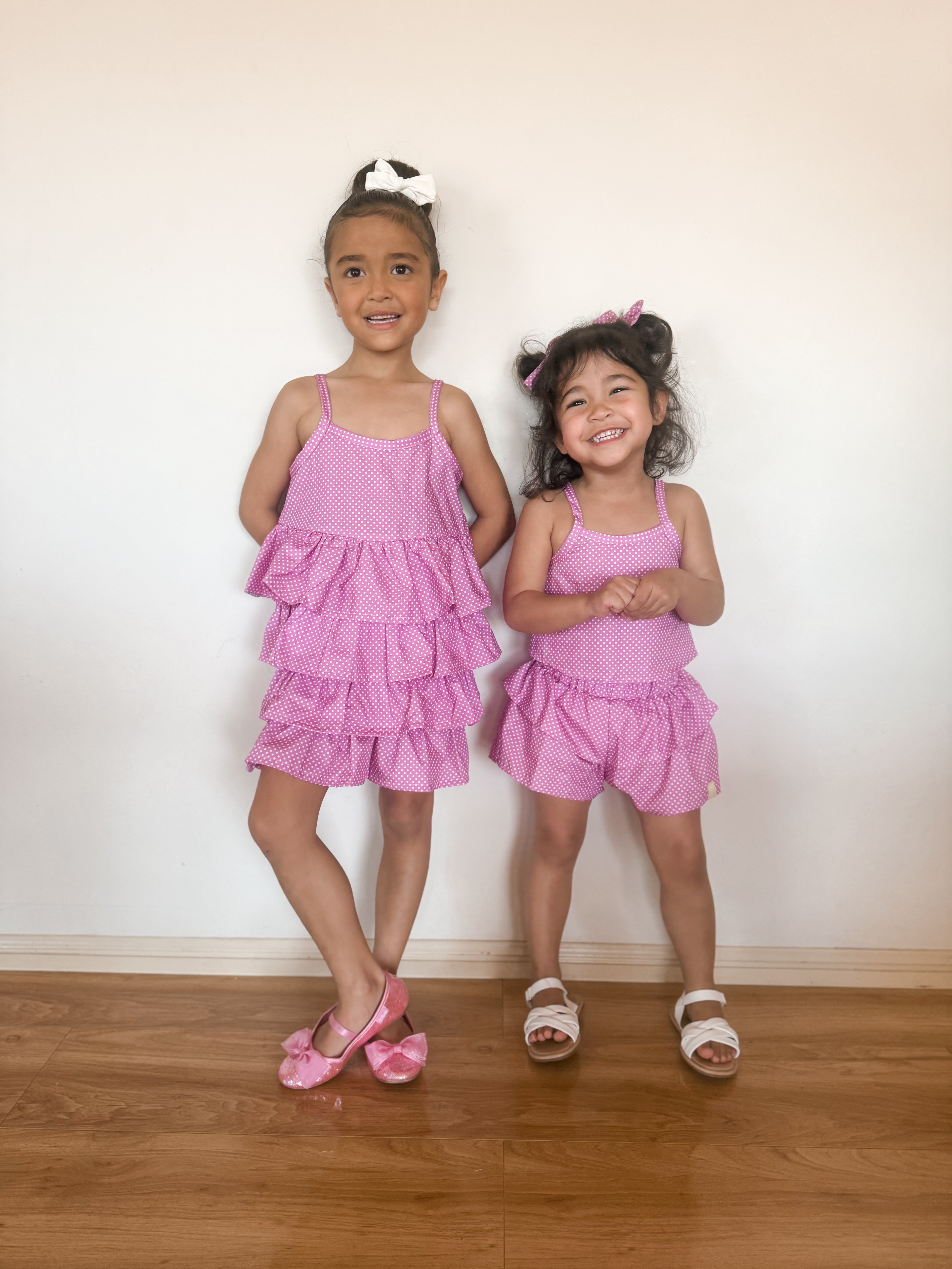 RaRa Dress - Fuchsia Dot