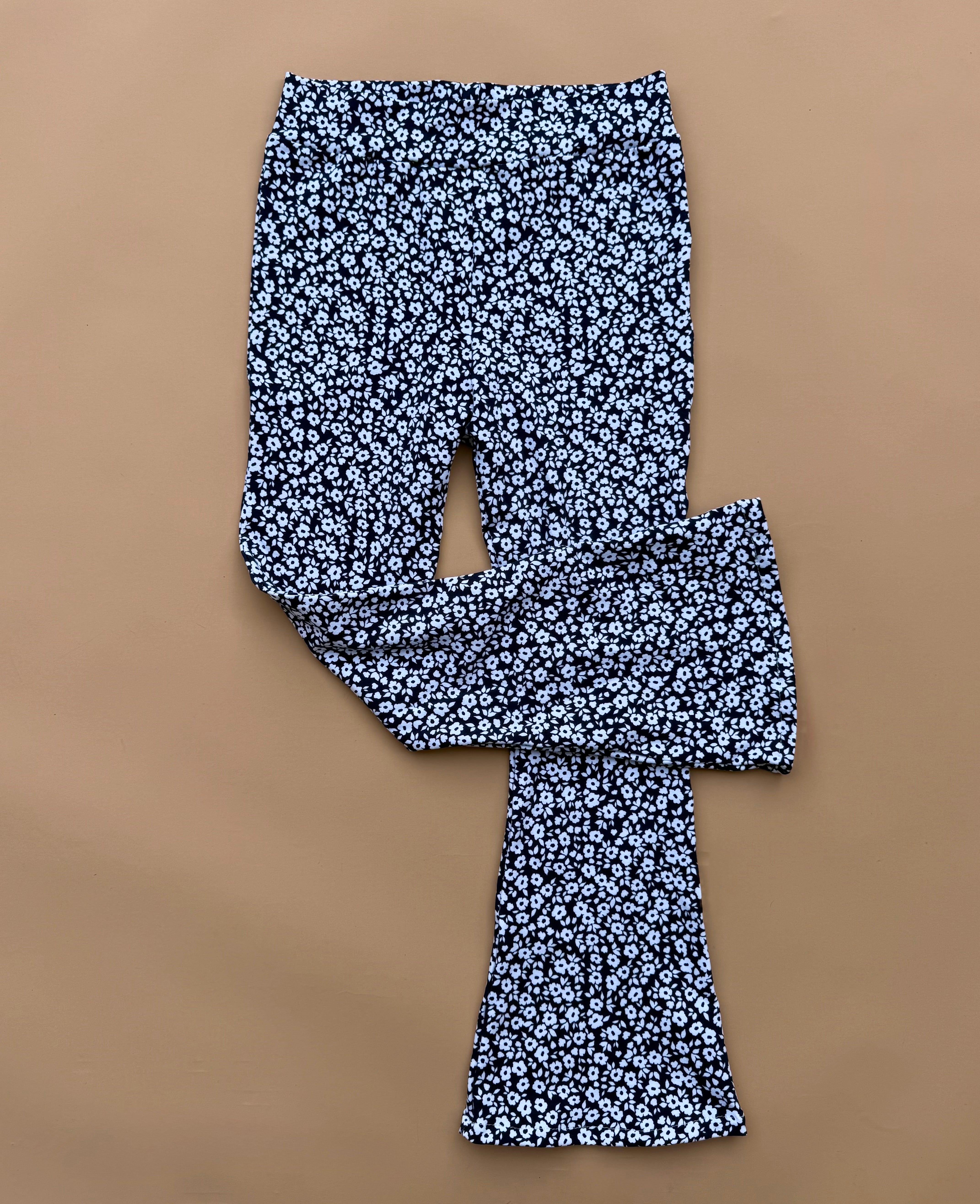 Flare Leggings - Navy Floral
