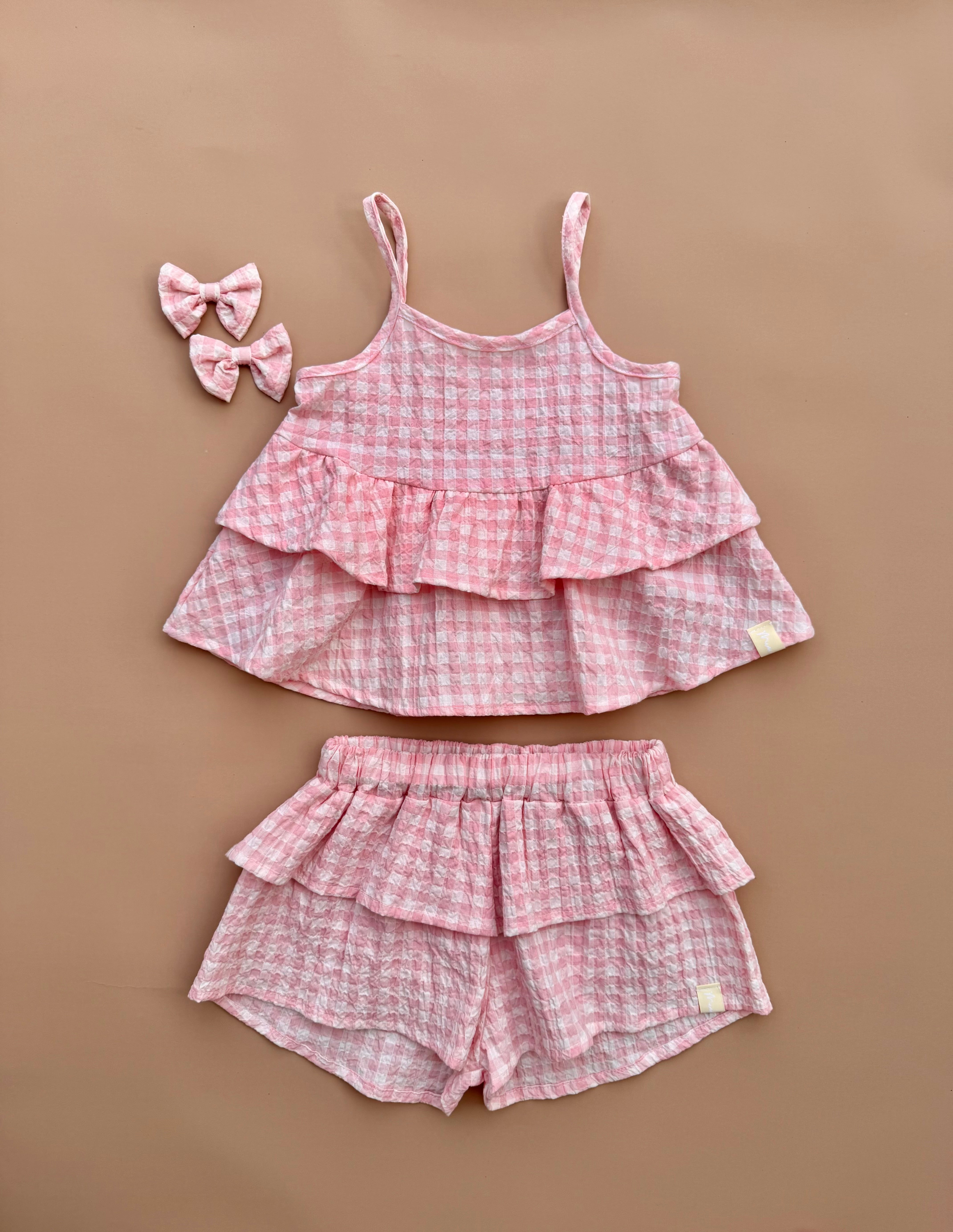 Kendall Shorts - Candy Gingham