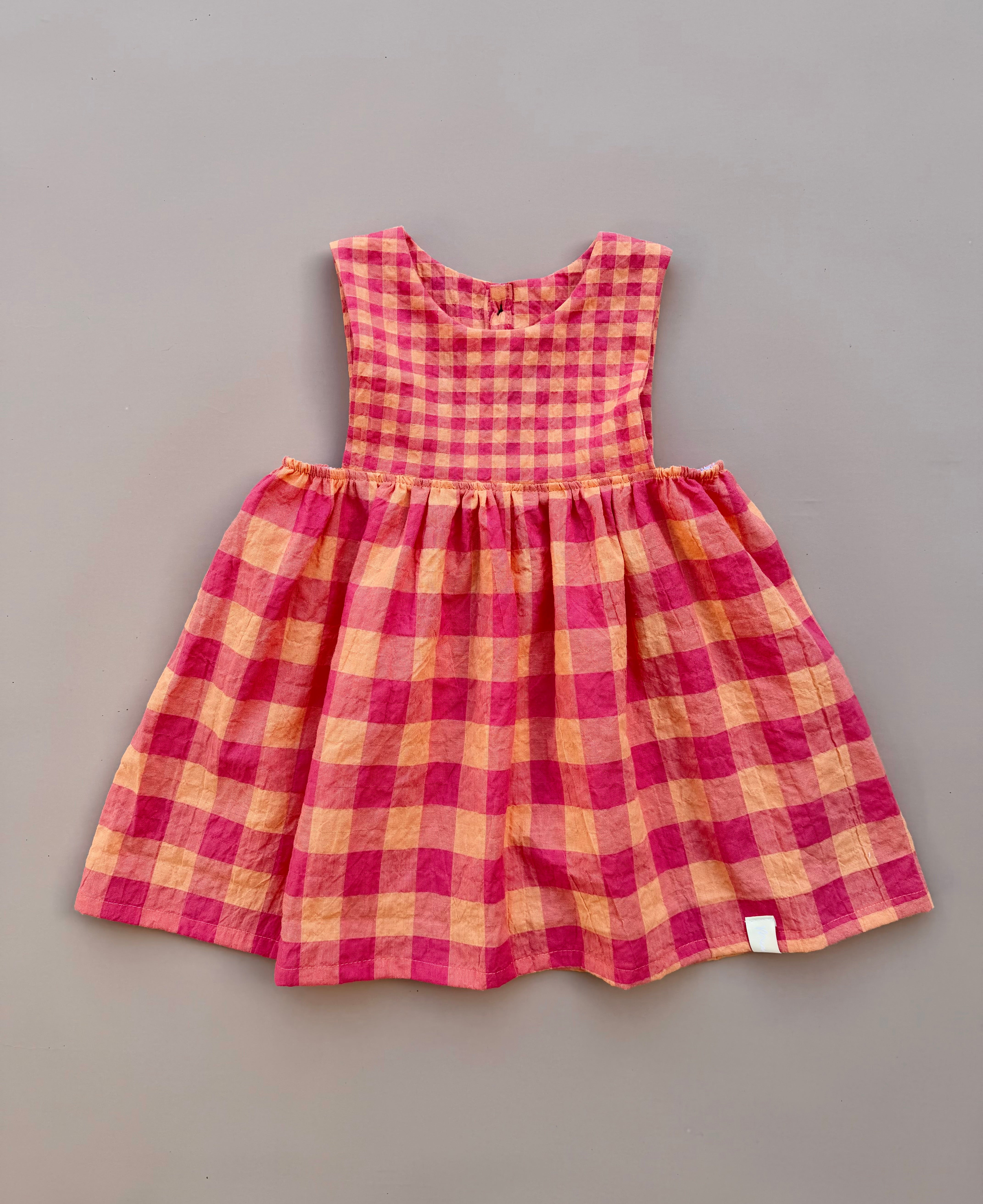 Minna Dress - Melon Crush Gingham