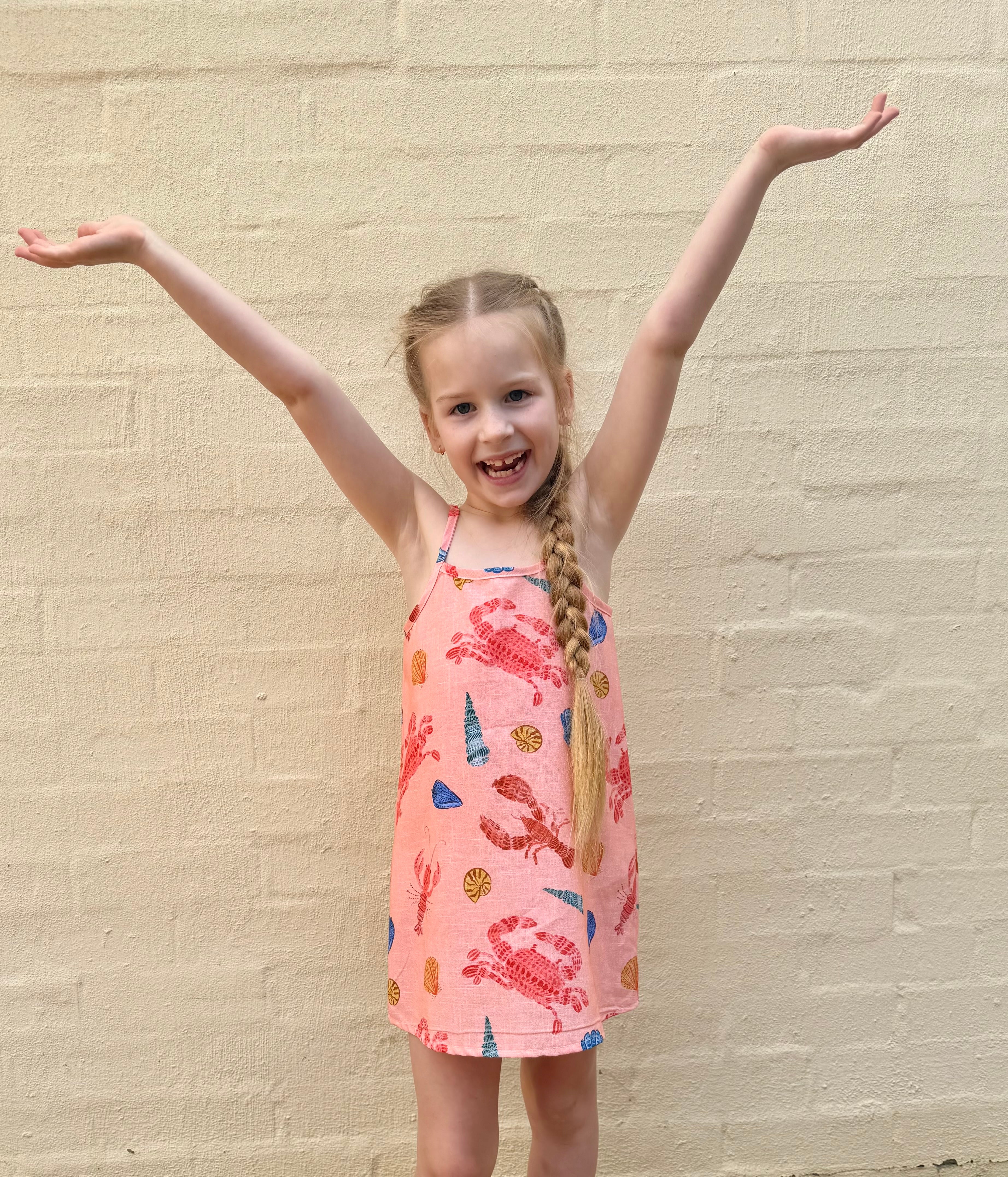 Cami Dress - Lobster Party