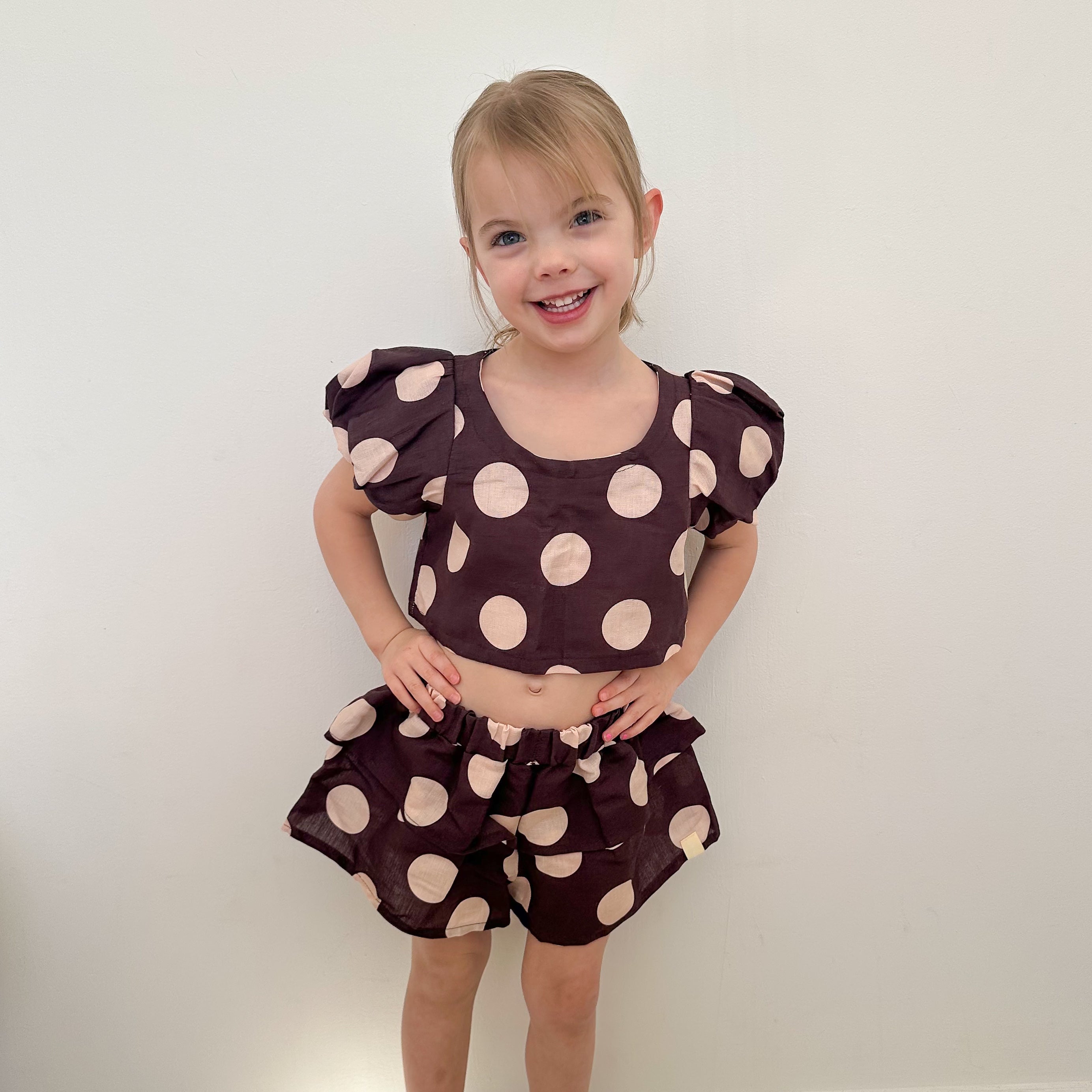 Elora Top - Aubergine Spot