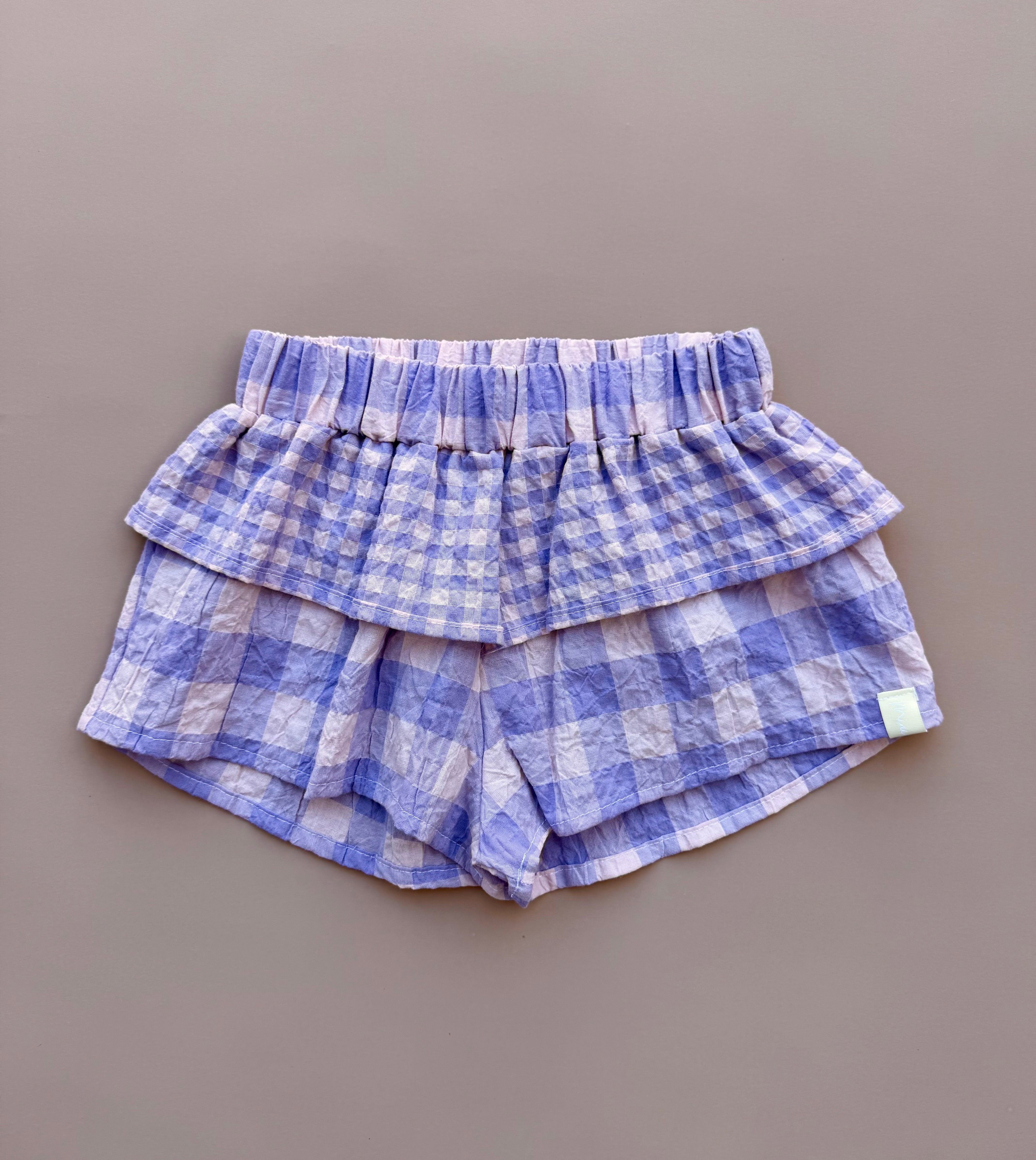 Kendall Shorts - Pink & Purple Gingham