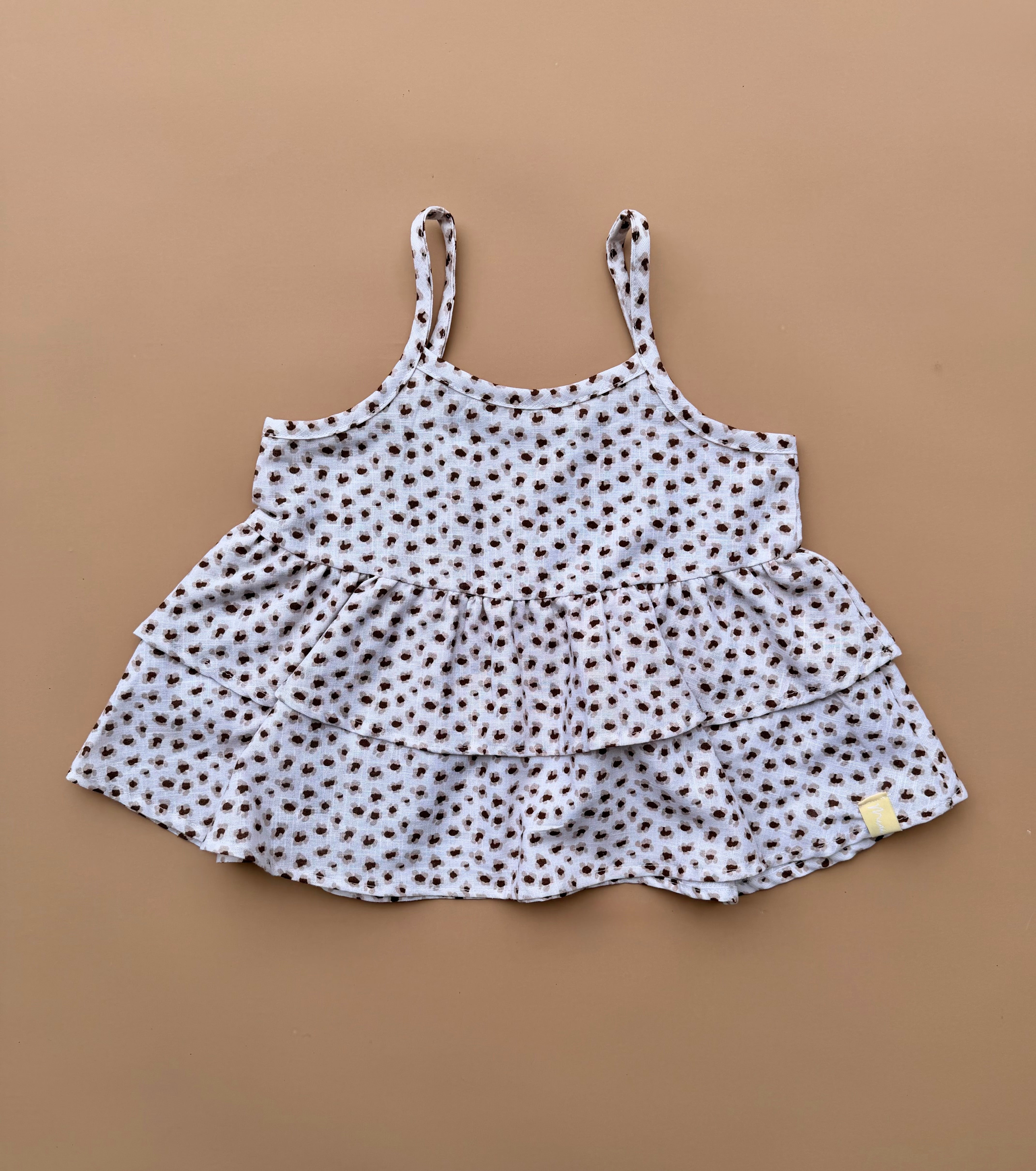 Double Peplum Singlet - Maha Floral
