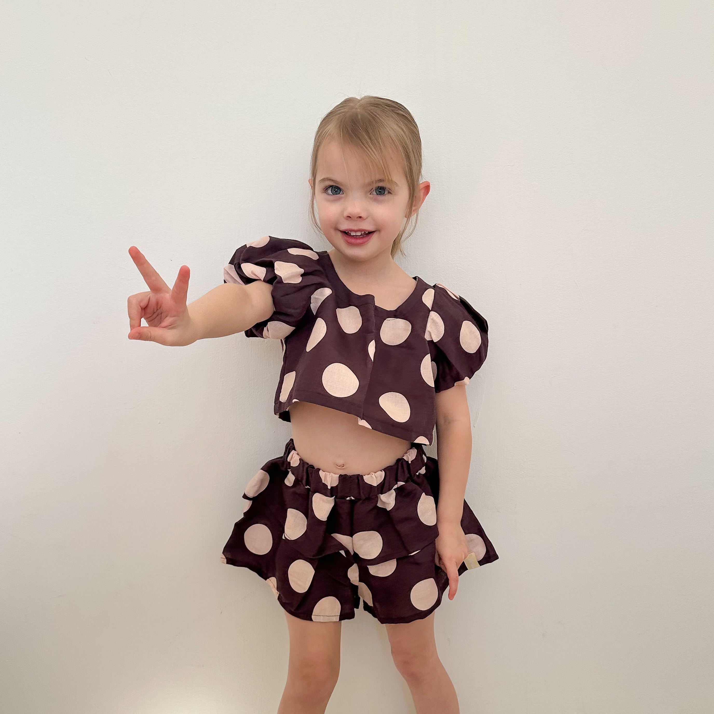Elora Top - Aubergine Spot