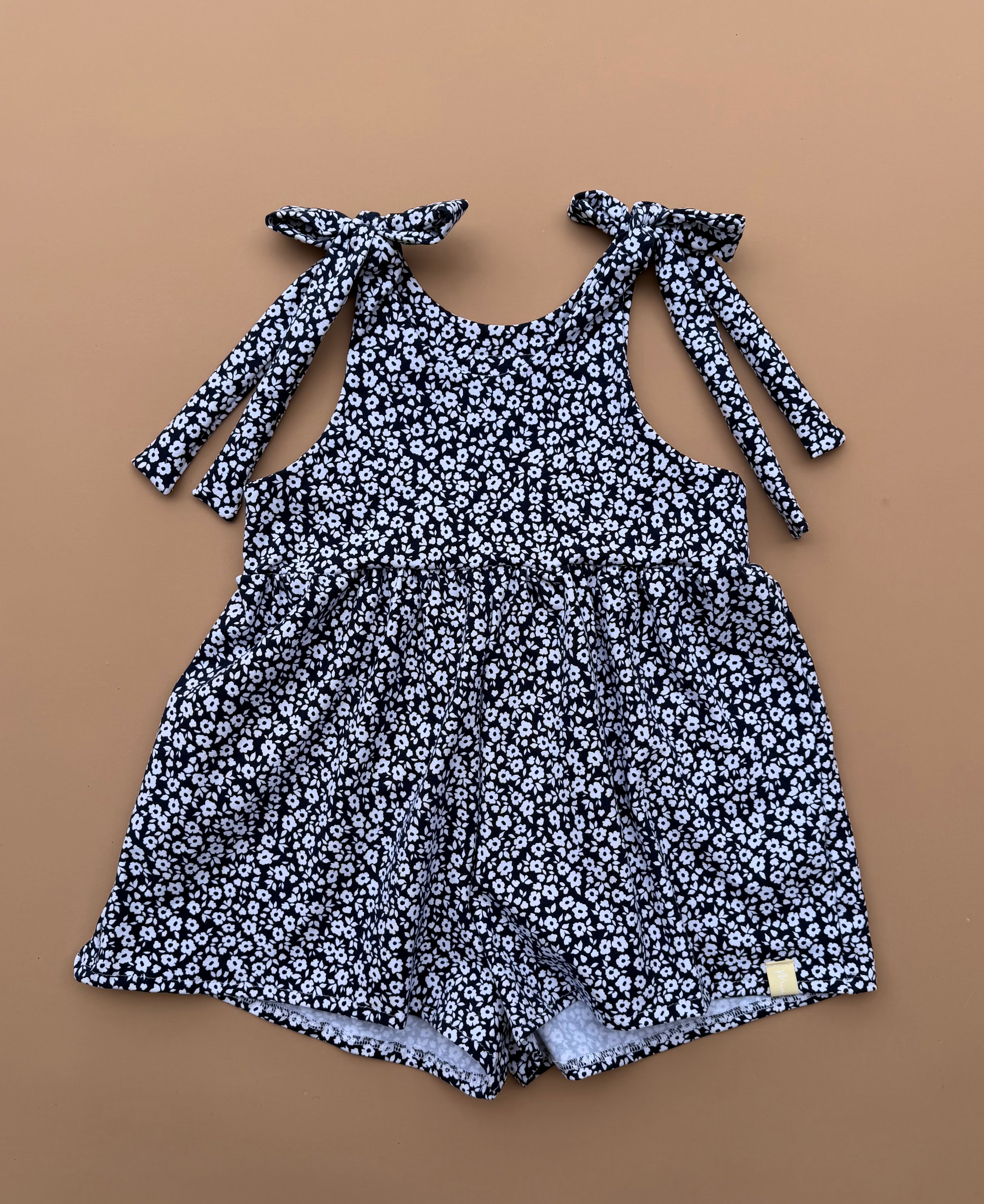 Hallie Playsuit - Navy Blooms