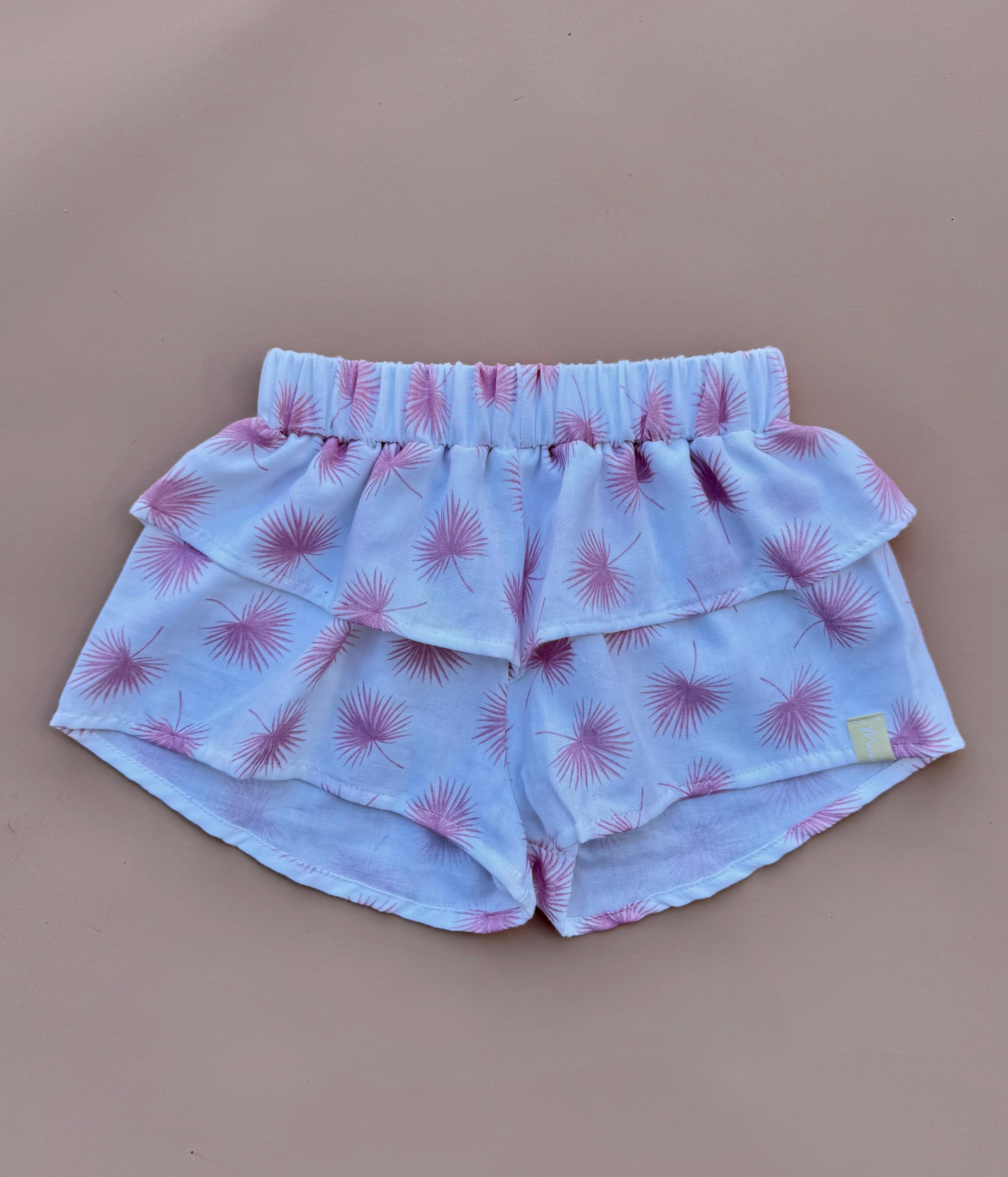 Kendall Shorts - Pink Palms