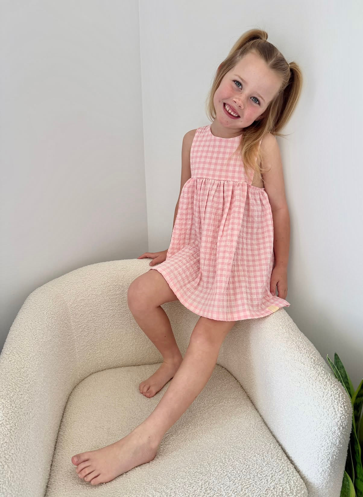 Minna Dress - Candy Gingham