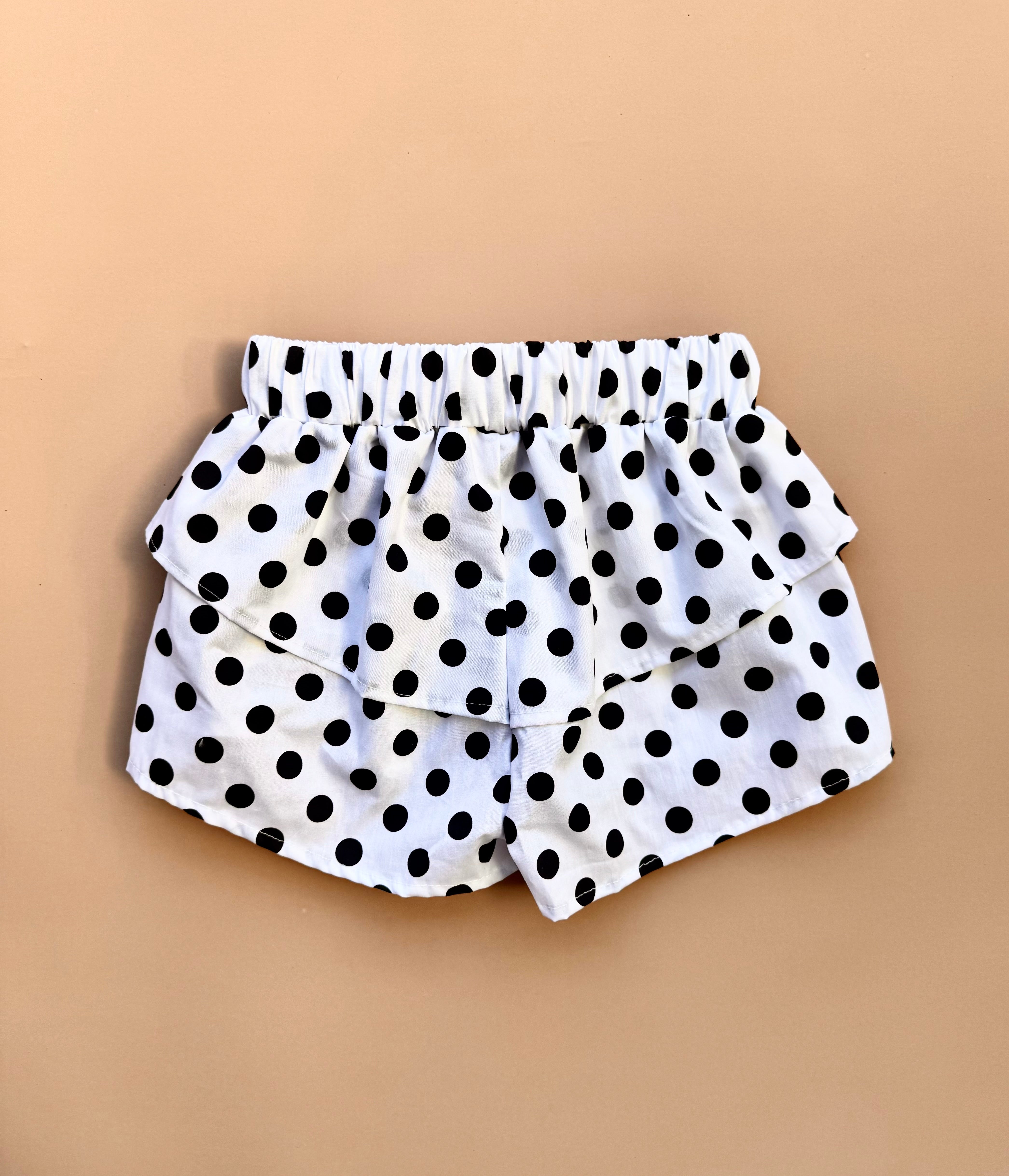 Kendall Shorts - Navy Polka Dot