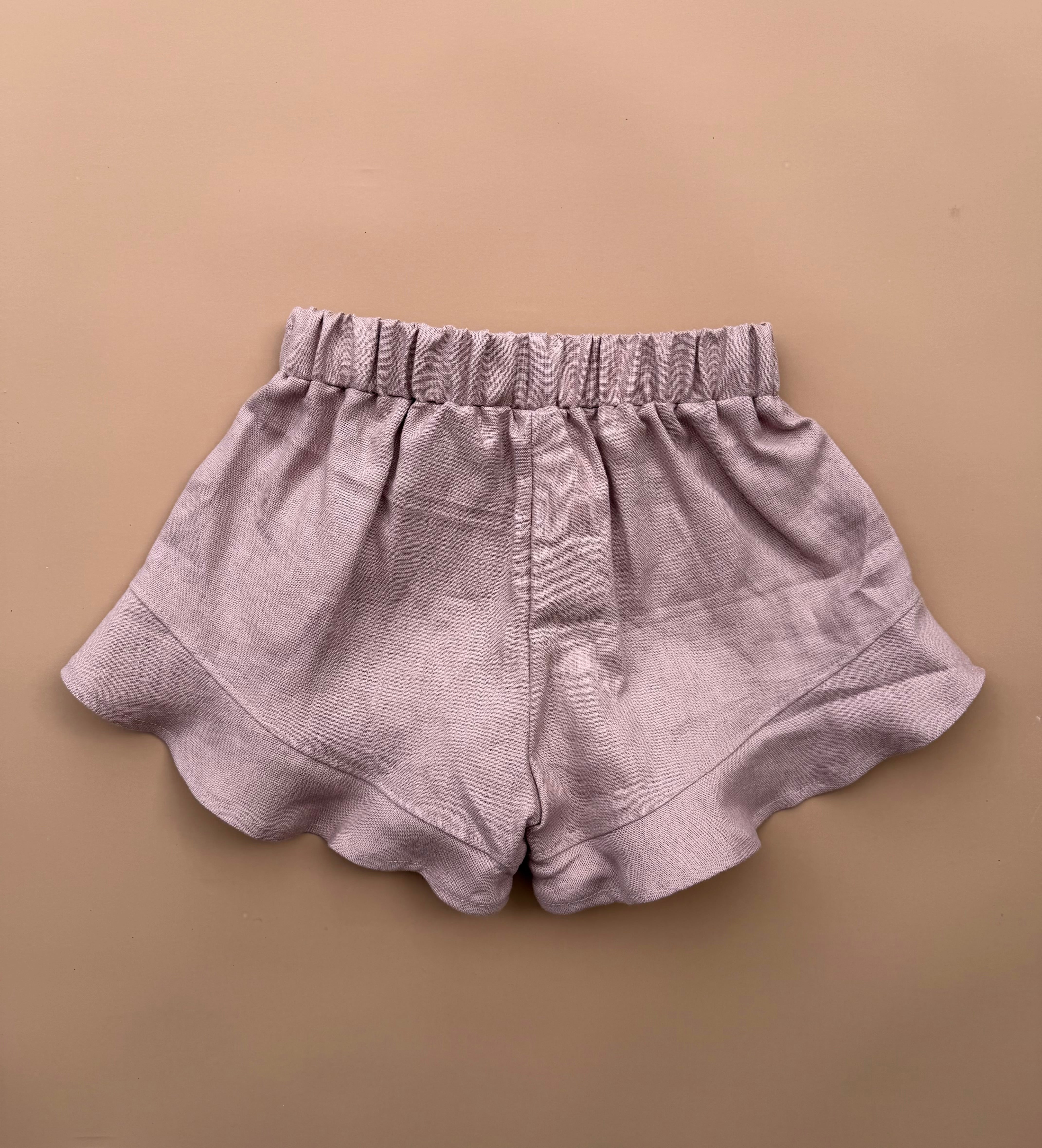 Mimi Shorts - Musk Linen