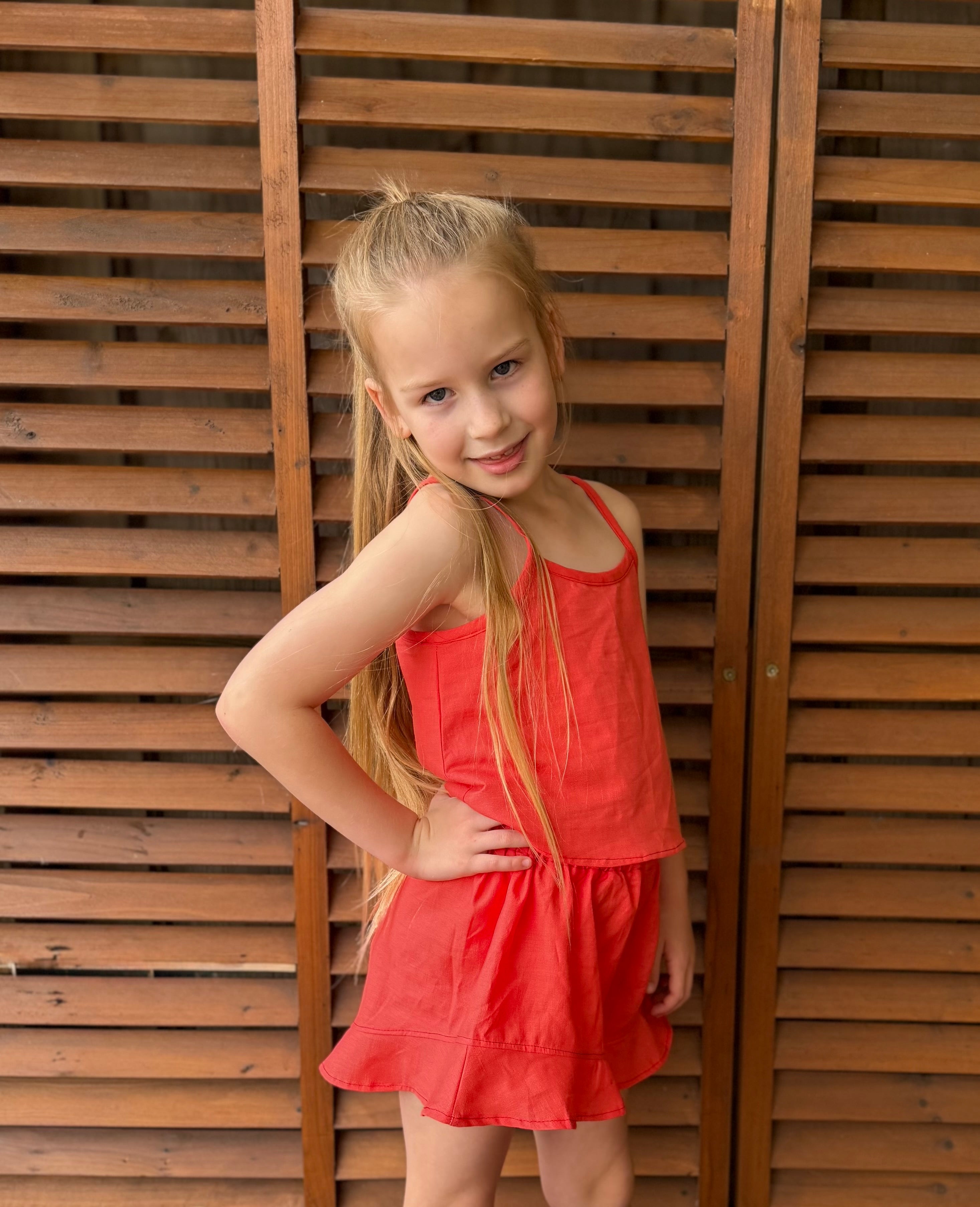 Cropped Cami - Cayenne