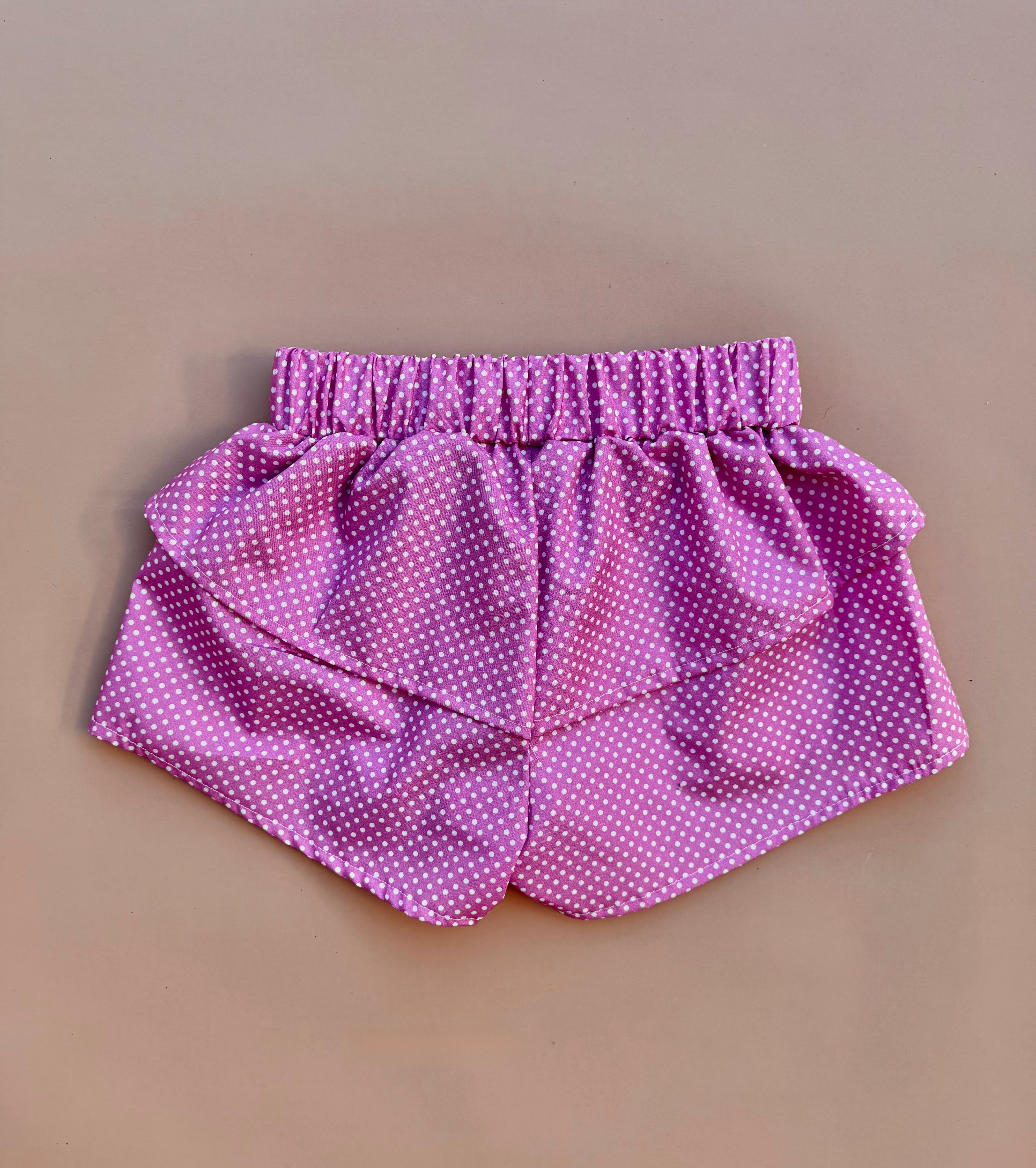 Kendall Shorts - Fuchsia Dot