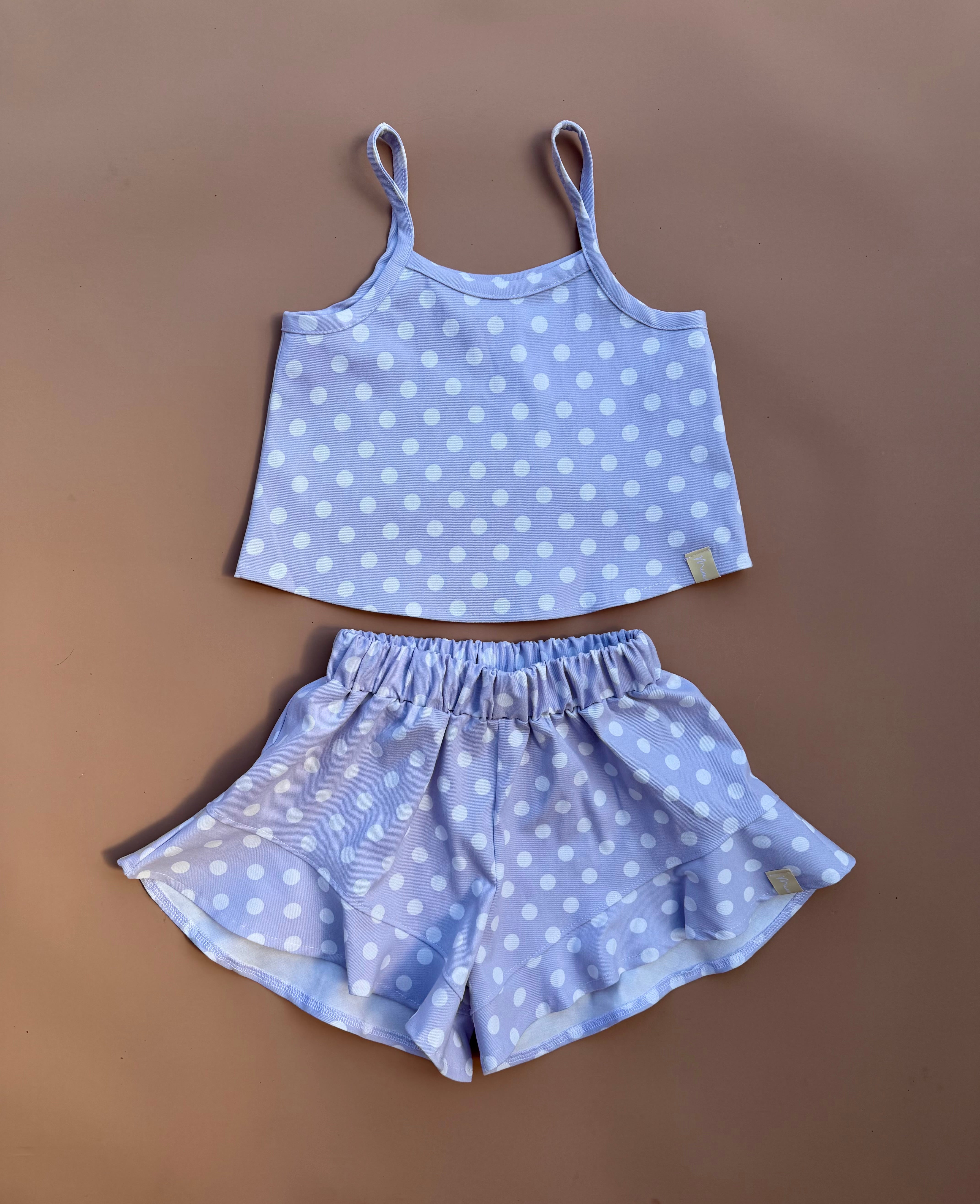 Mimi Shorts - Lilac Dot