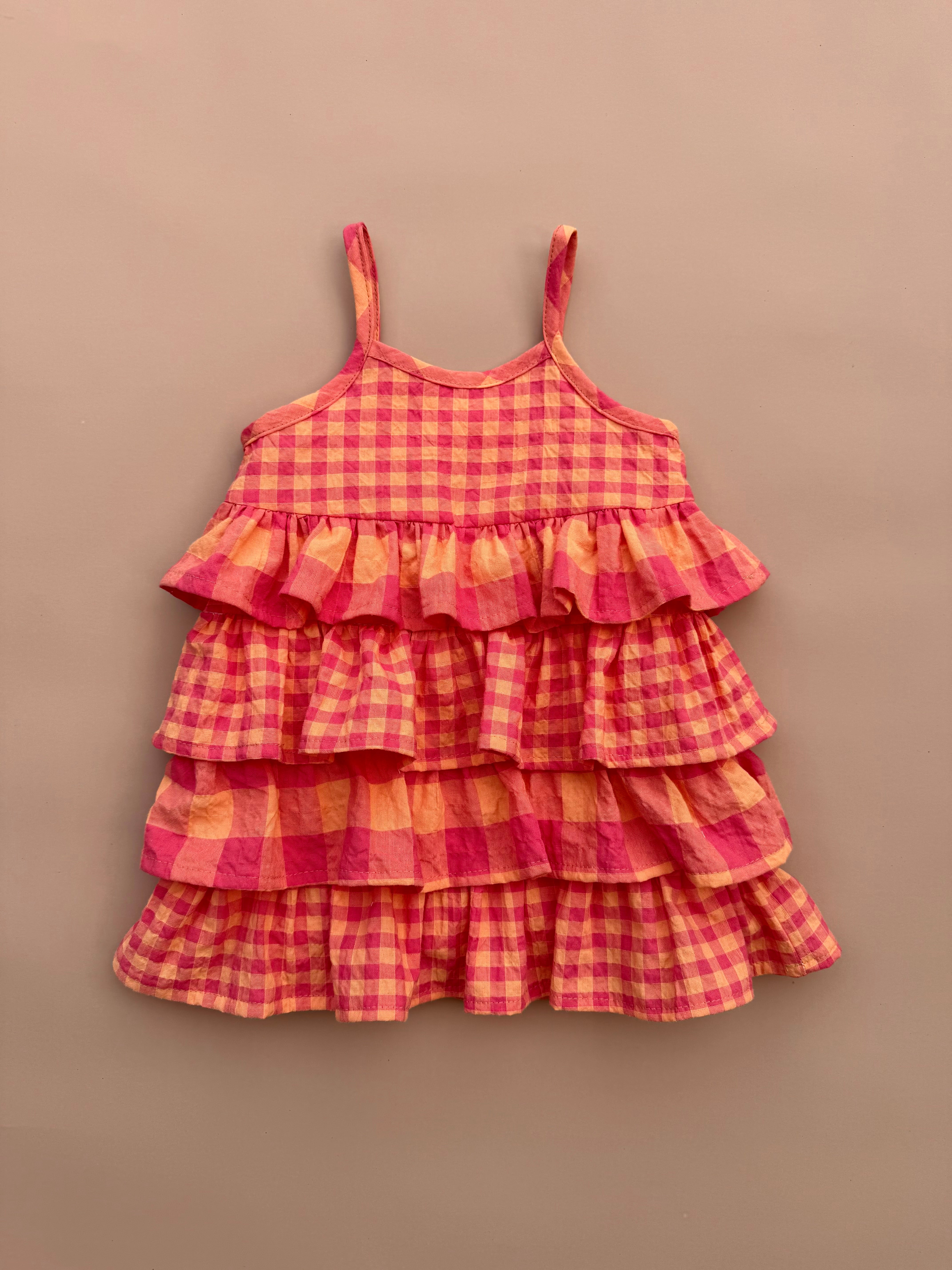 RaRa Dress - Melon Crush Gingham