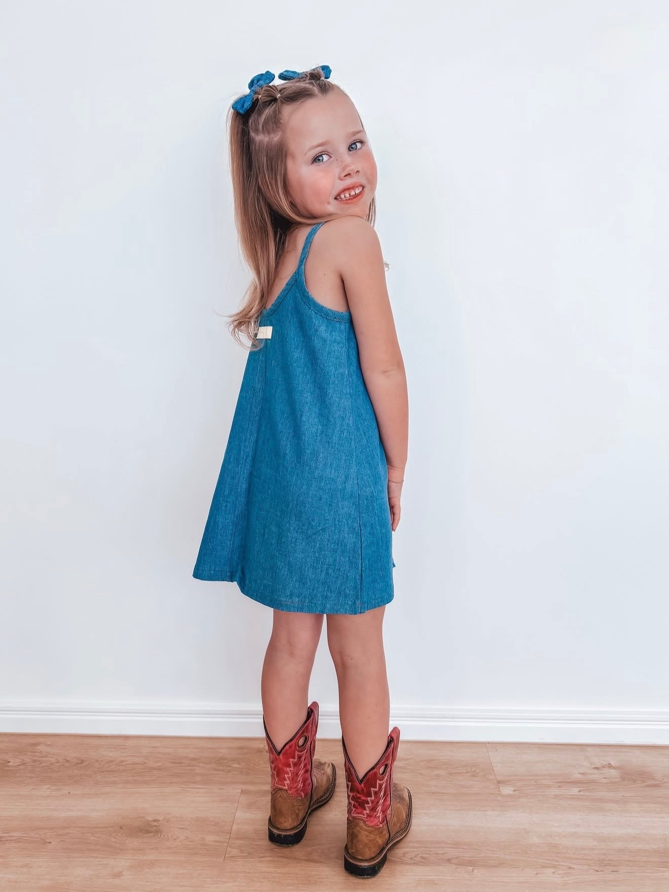 Rhea Dress - Denim