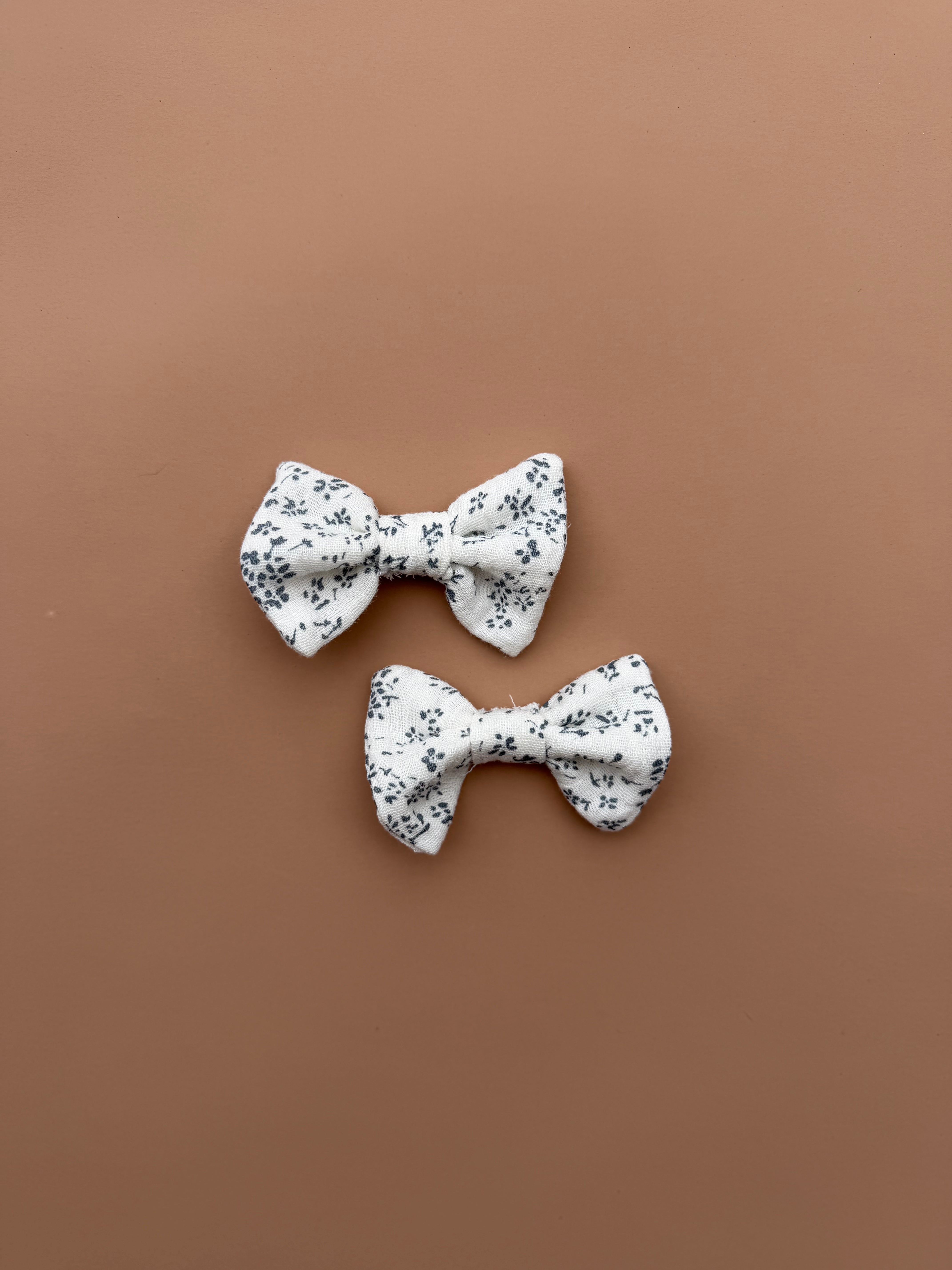 Bow Clip Set - Vintage Floral