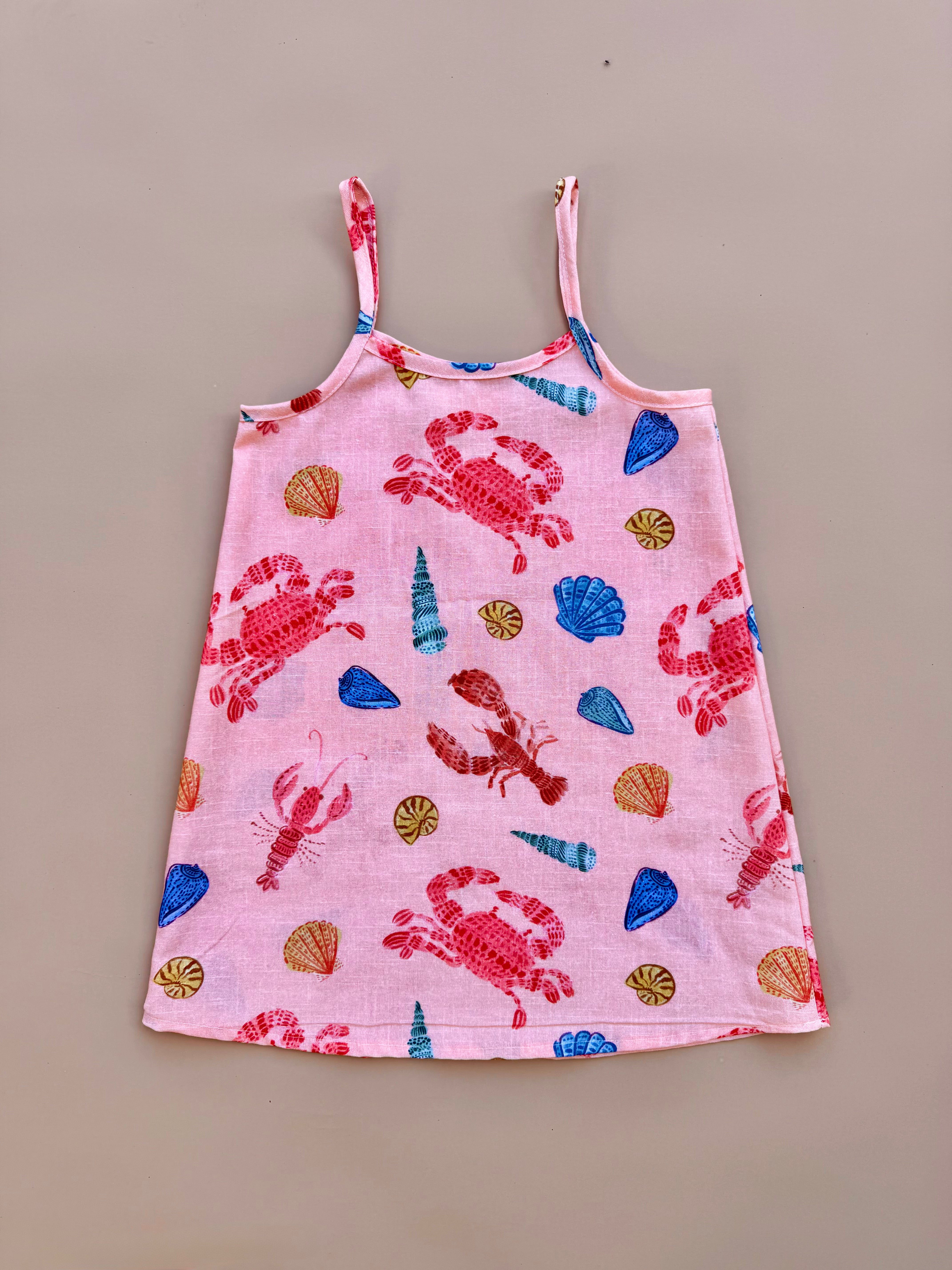 Cami Dress - Lobster Party