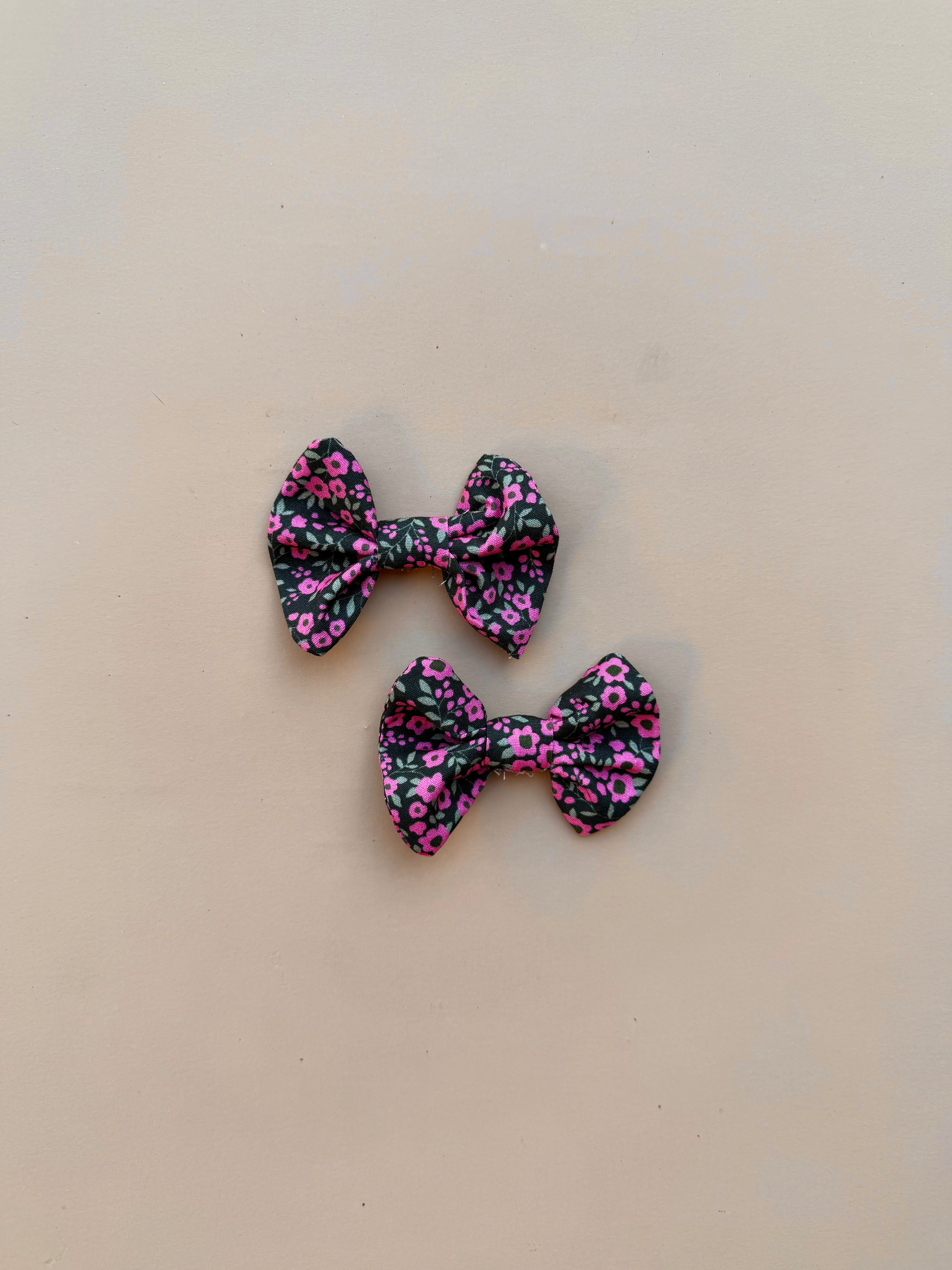 Bow Clip Set - Pippa Floral