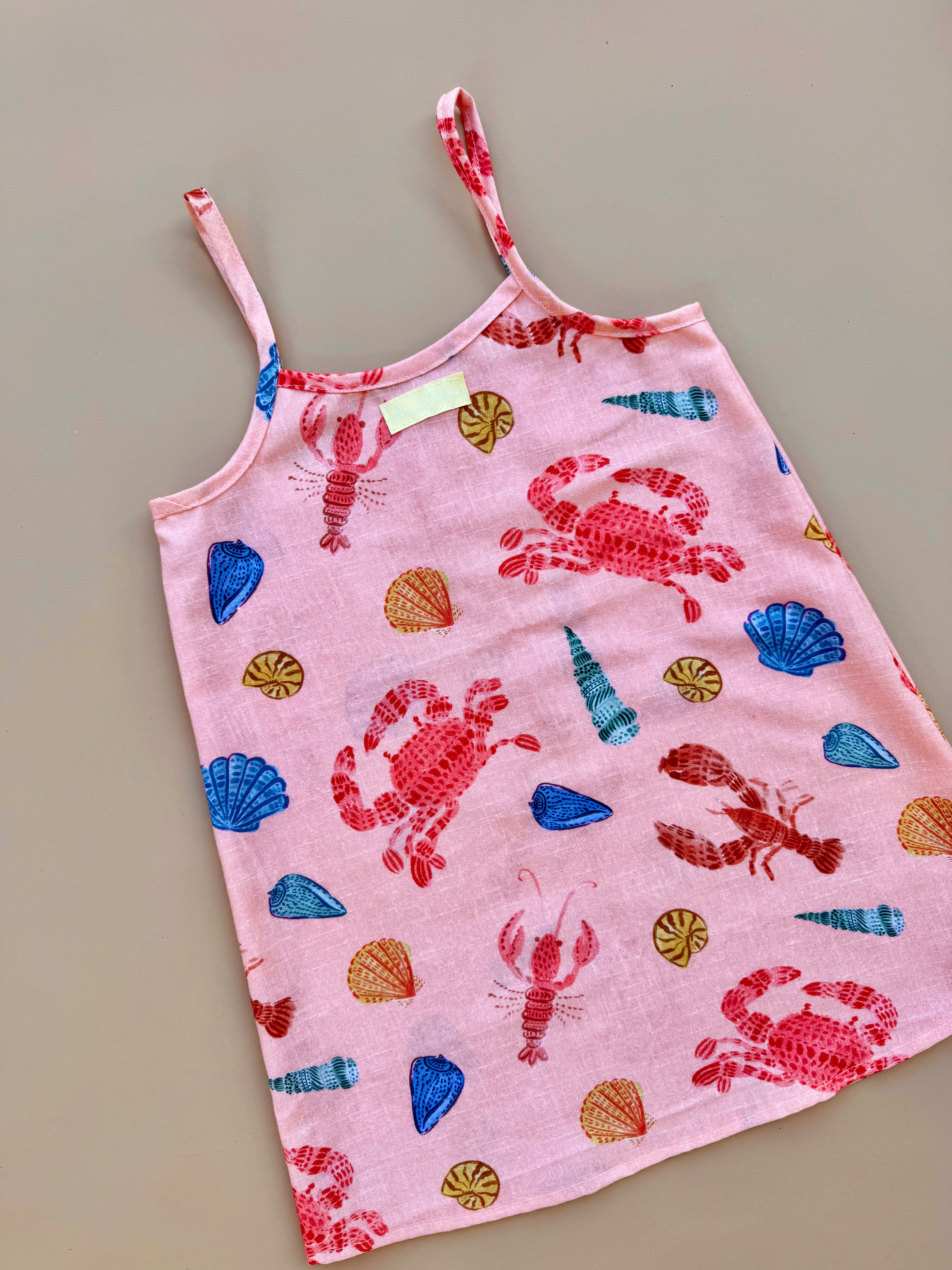 Cami Dress - Lobster Party