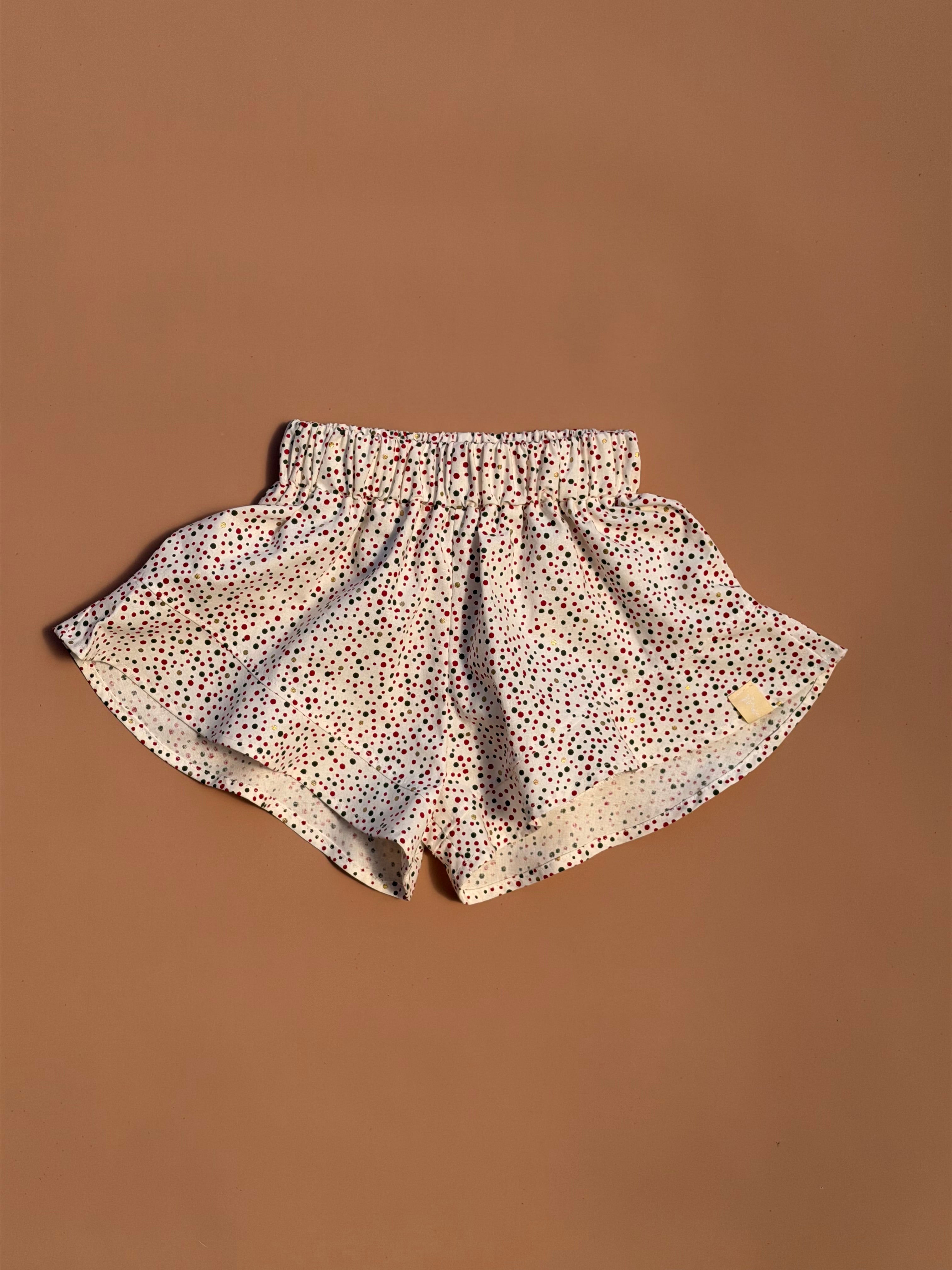 Mimi Shorts - Festive Ditsy Spots