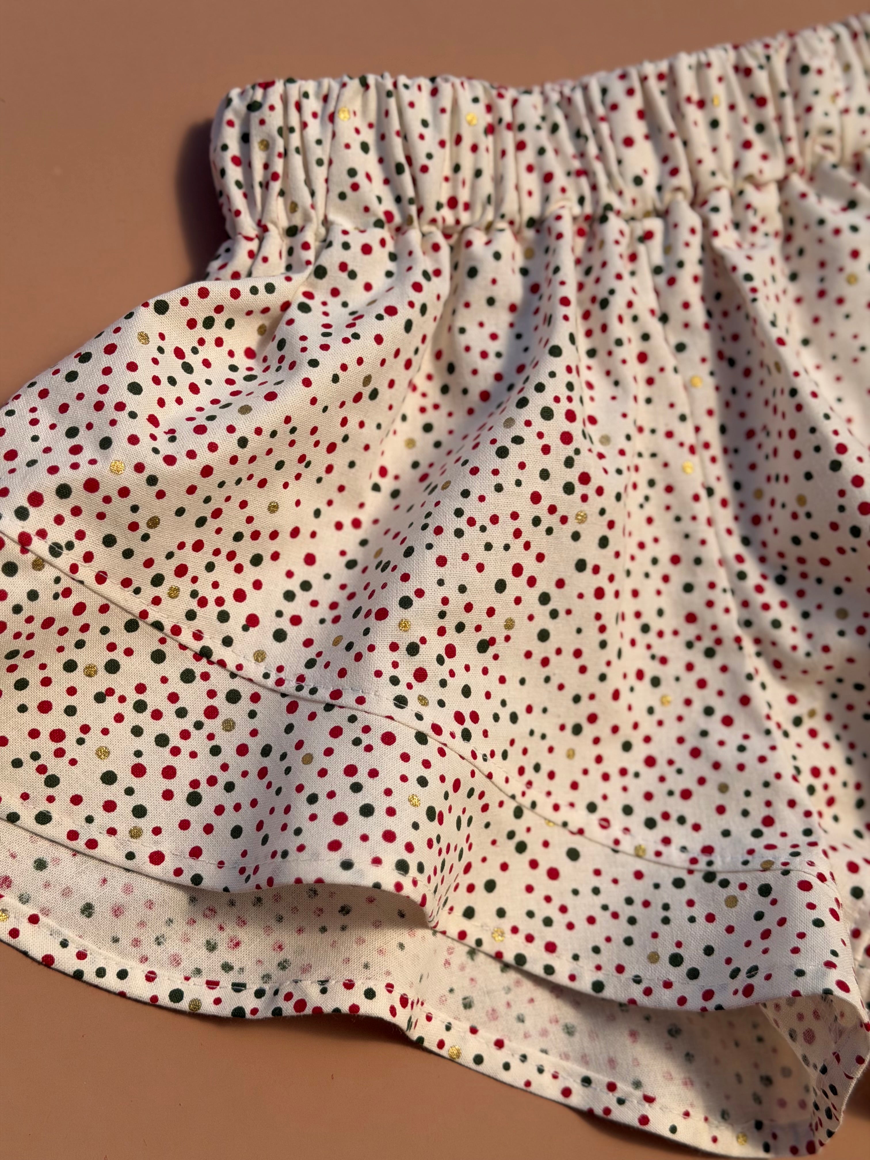 Mimi Shorts - Festive Ditsy Spots