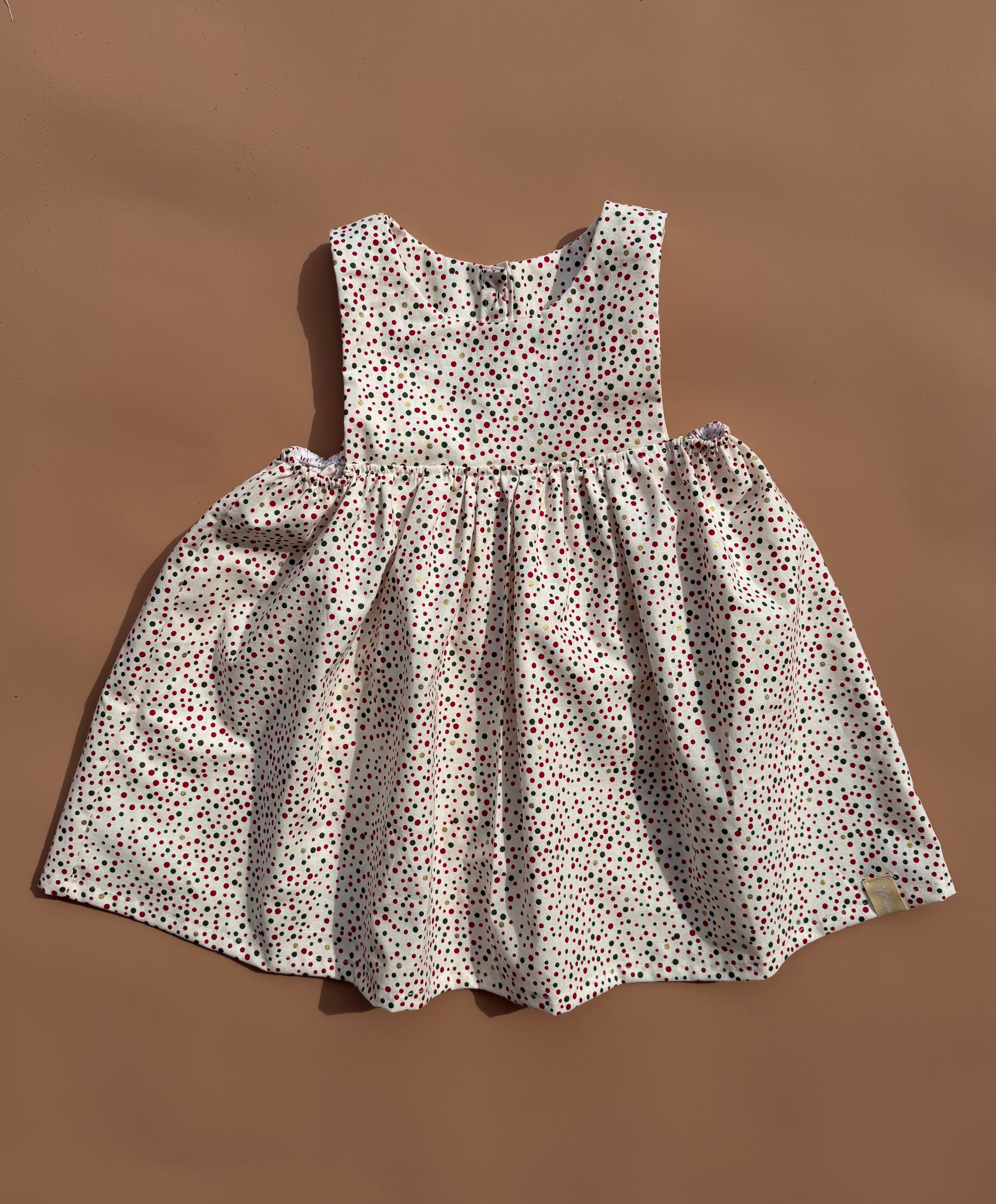 Minna Dress - Festive Ditsy Spots